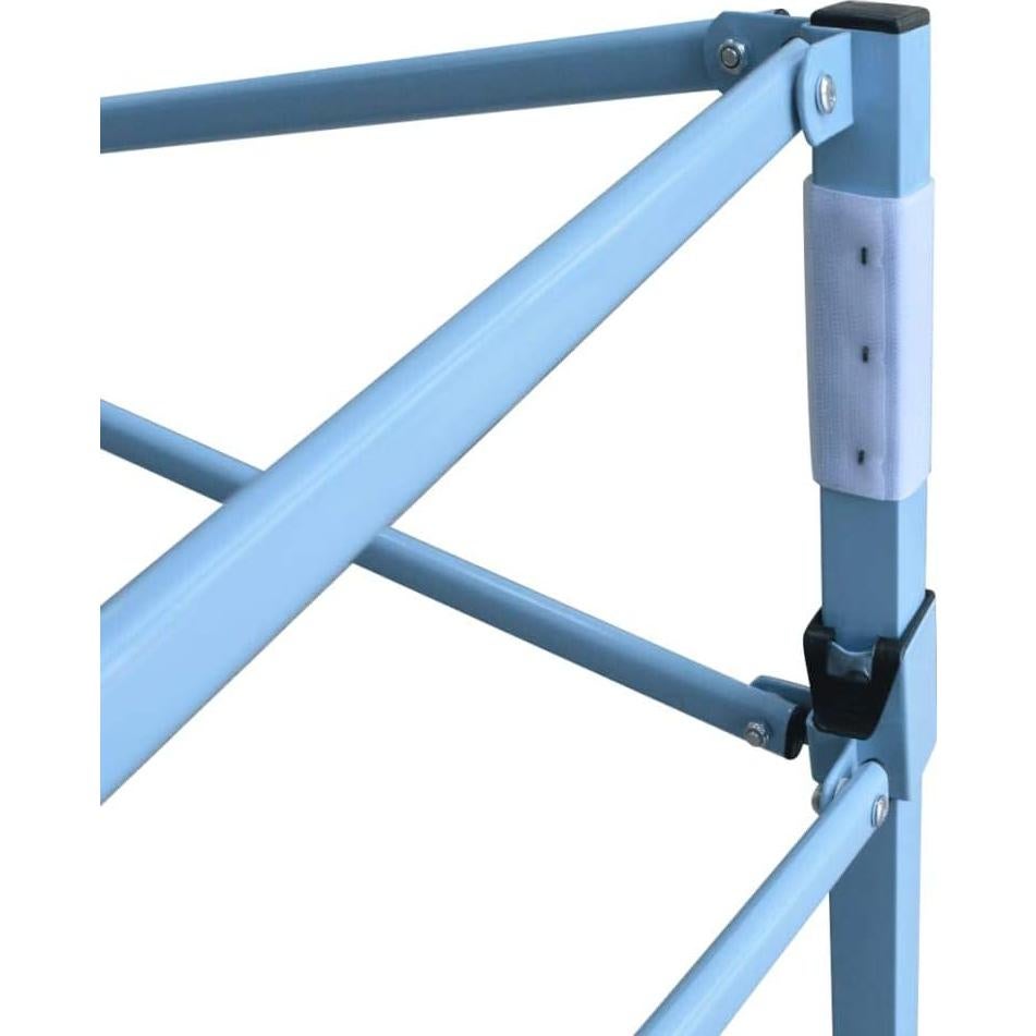 Carpa Plegable ULUYYUC 280x410 cm Azul Acero para Eventos