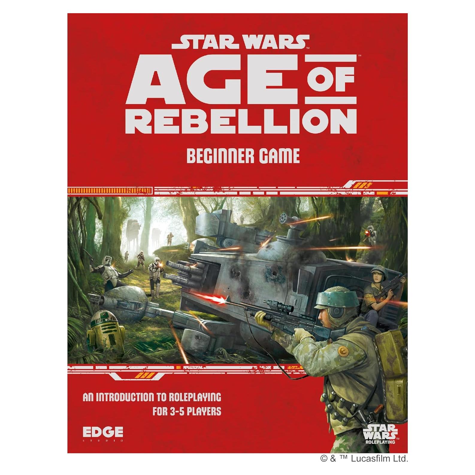 Juego de Rol Star Wars Edad de la Rebeldía - Edge - 3-5 Jugadores