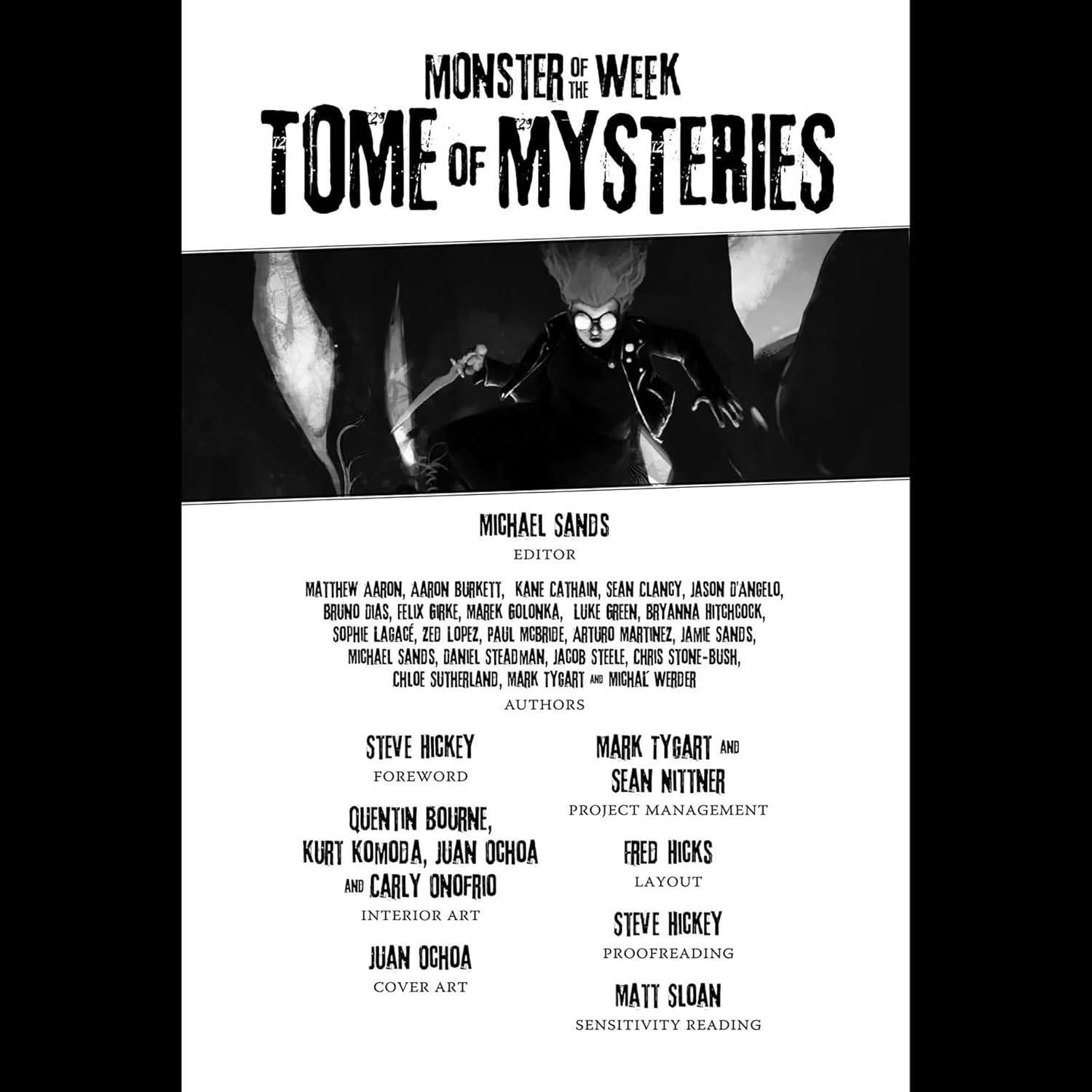 Suplemento RPG Evil Hat Monstruo de la Semana Tomo de Misterios