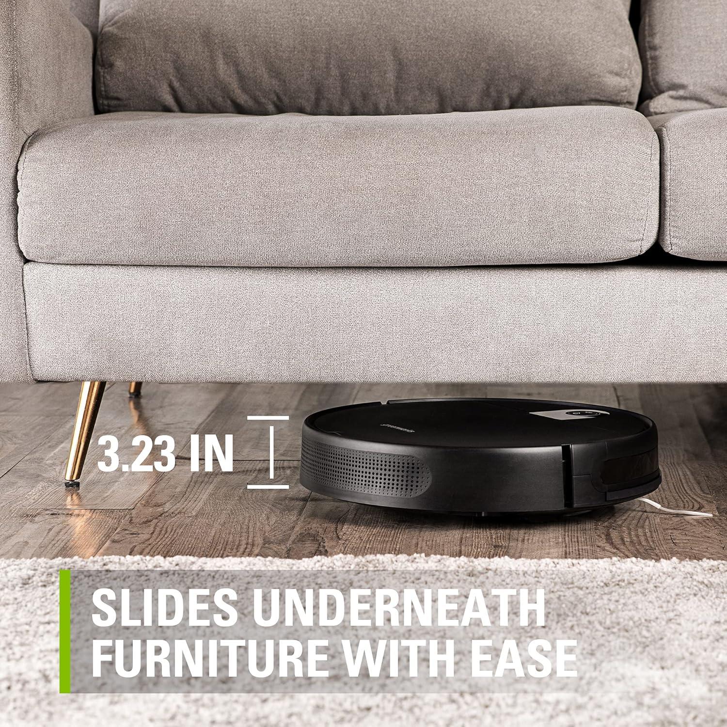 Aspiradora Robótica Greenworks GRV-1010 Wi-Fi 2200Pa para Mascotas