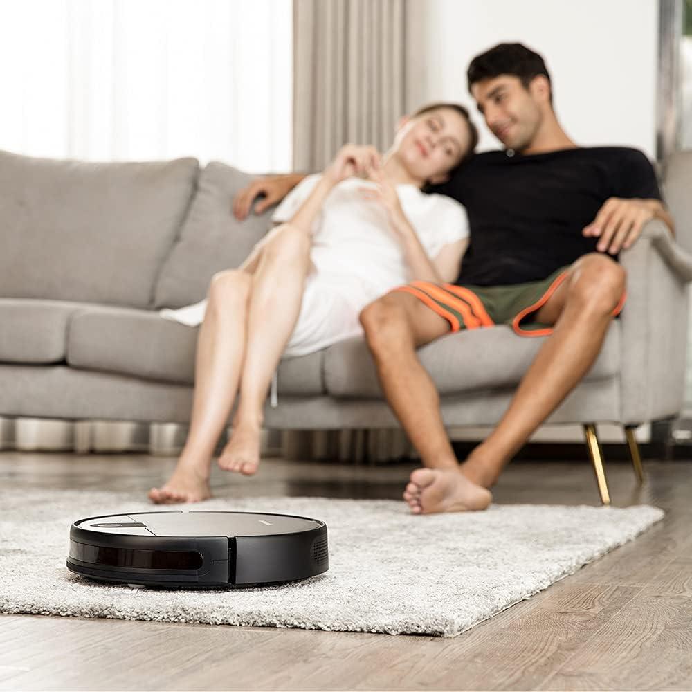 Aspiradora Robótica Greenworks GRV-1010 Wi-Fi 2200Pa para Mascotas