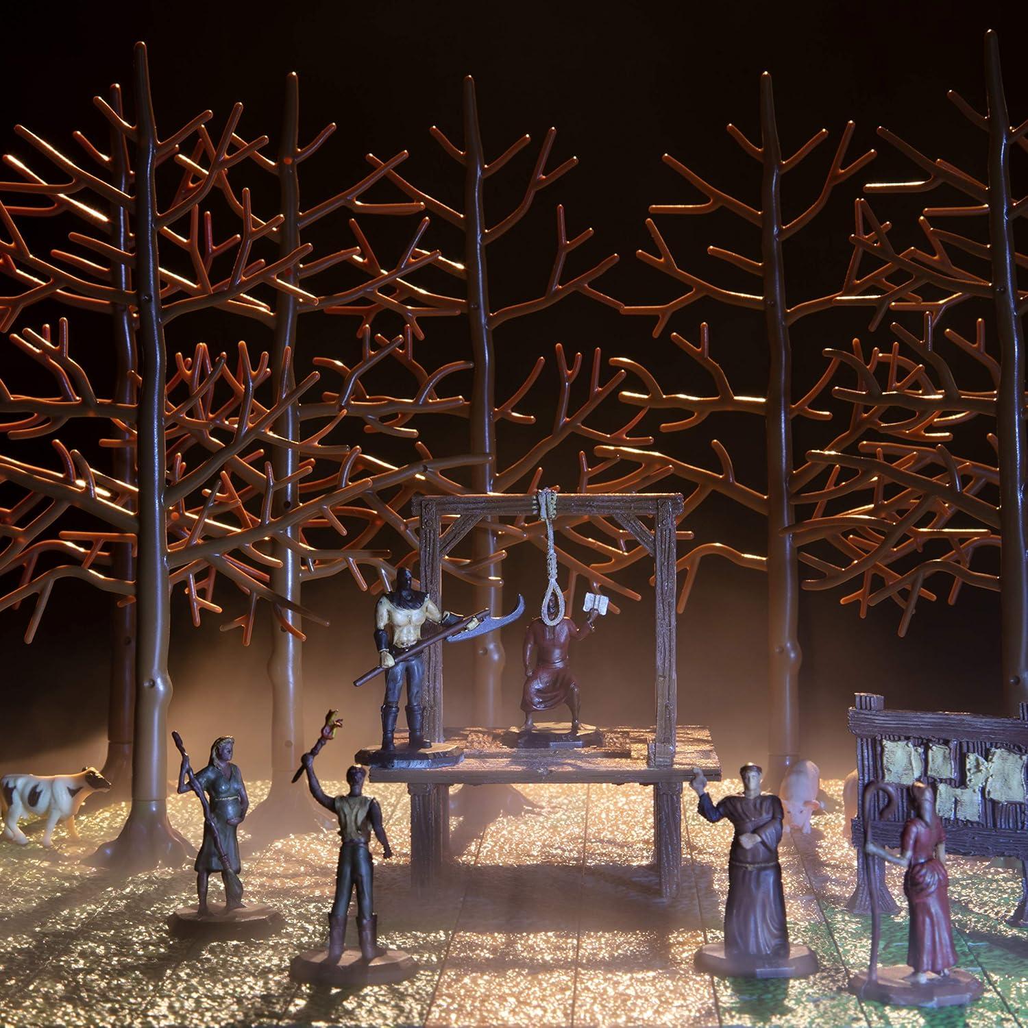 Set de Miniaturas de Fantasía 32 Pobladores Pintados a Mano