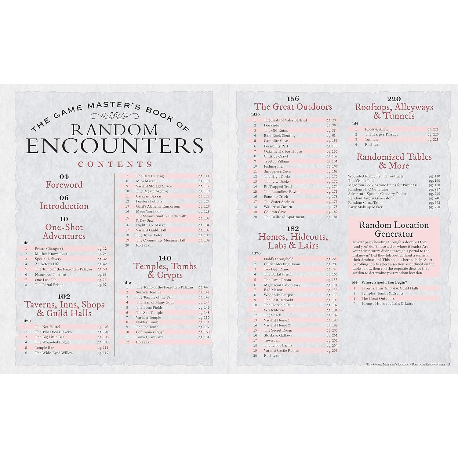 The Game Master's Book of Random Encounters: 500+ customizable maps, tables and story hooks to create 5th edition adventures on demand (The Game Master Series)