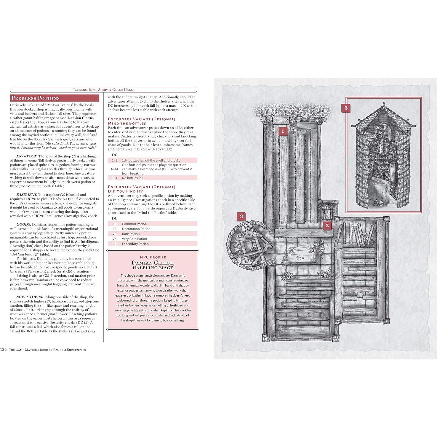 The Game Master's Book of Random Encounters: 500+ customizable maps, tables and story hooks to create 5th edition adventures on demand (The Game Master Series)