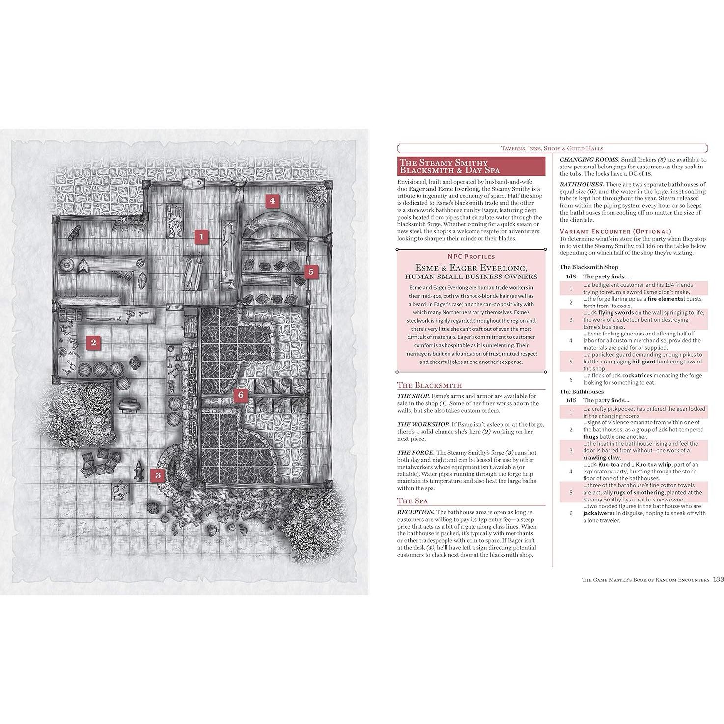 The Game Master's Book of Random Encounters: 500+ customizable maps, tables and story hooks to create 5th edition adventures on demand (The Game Master Series)