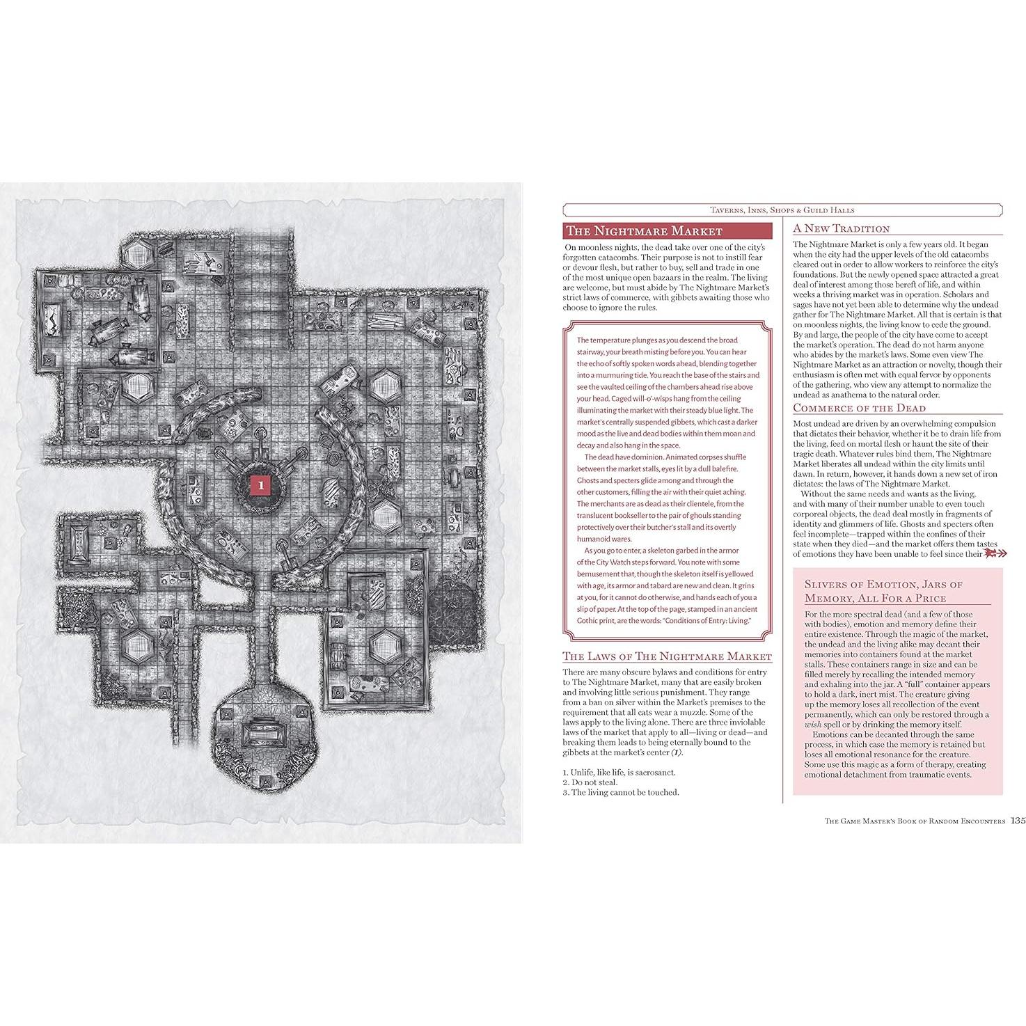 The Game Master's Book of Random Encounters: 500+ customizable maps, tables and story hooks to create 5th edition adventures on demand (The Game Master Series)