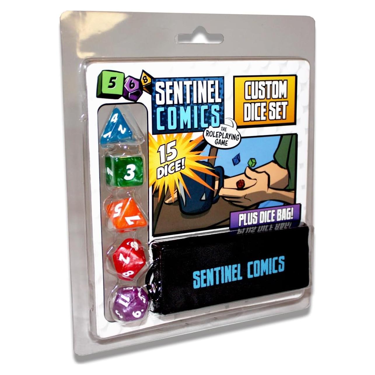 Dados Personalizados Sentinel Comics | Greater Than Games | 5 Piezas