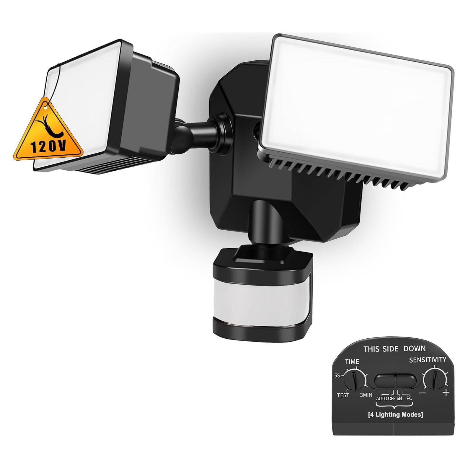 Luz de Inundación LED EMANER con Sensor de Movimiento 28W