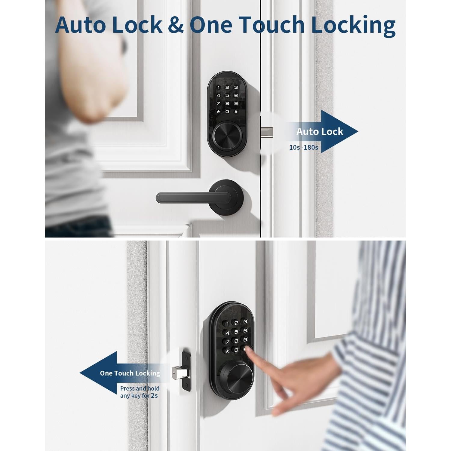 Cerradura Inteligente TEEHO TE341 Bluetooth con Teclado Digital