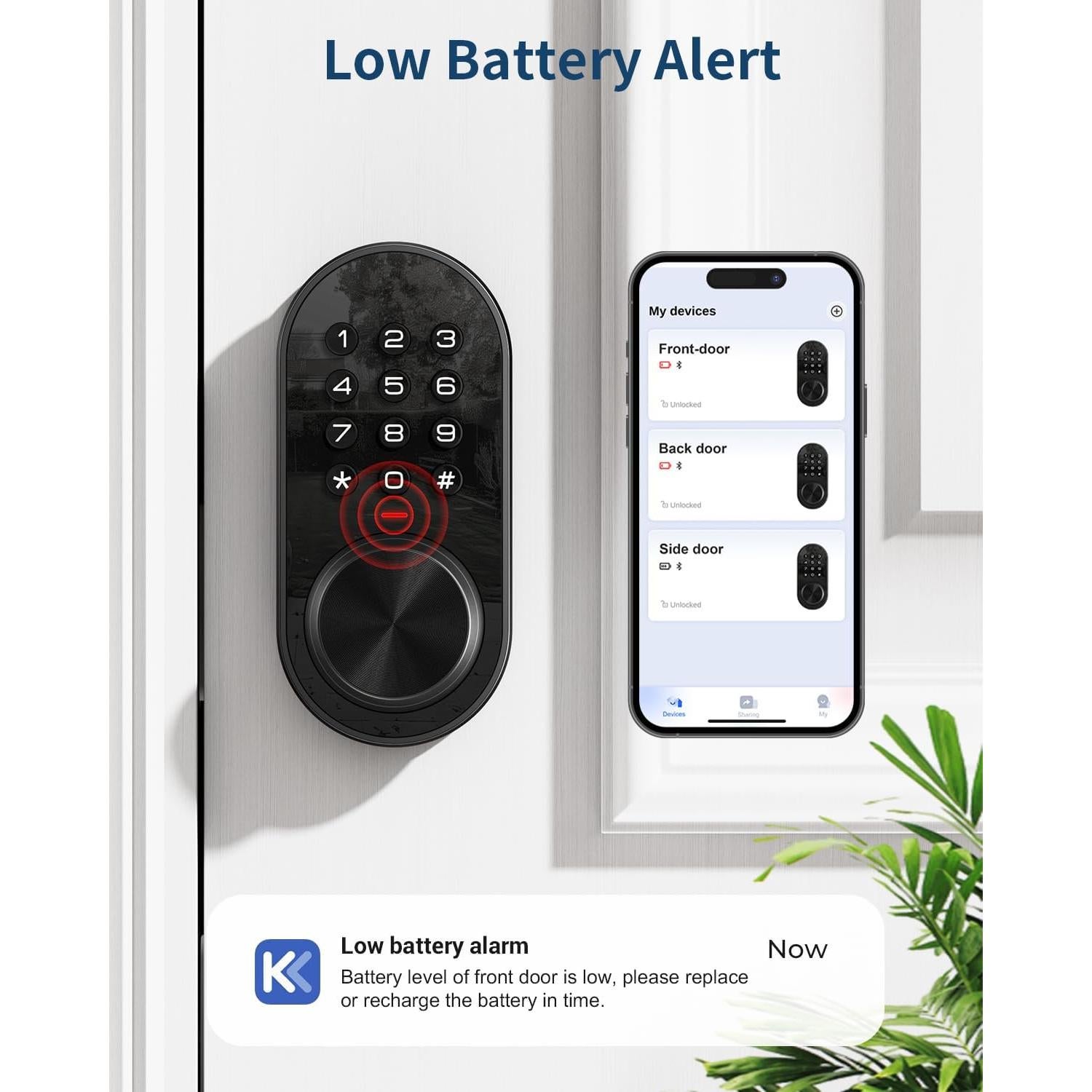 Cerradura Inteligente TEEHO TE341 Bluetooth con Teclado Digital