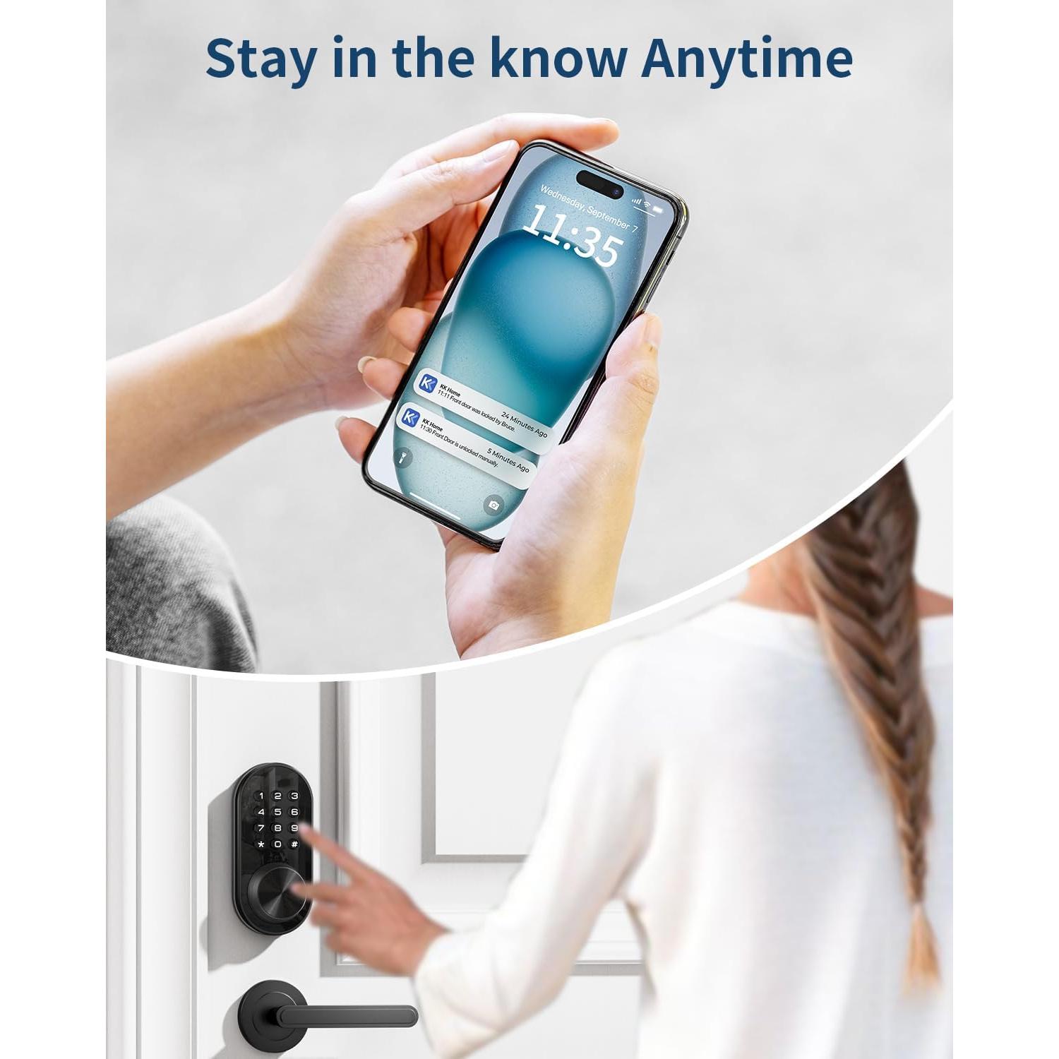 Cerradura Inteligente TEEHO TE341 Bluetooth con Teclado Digital