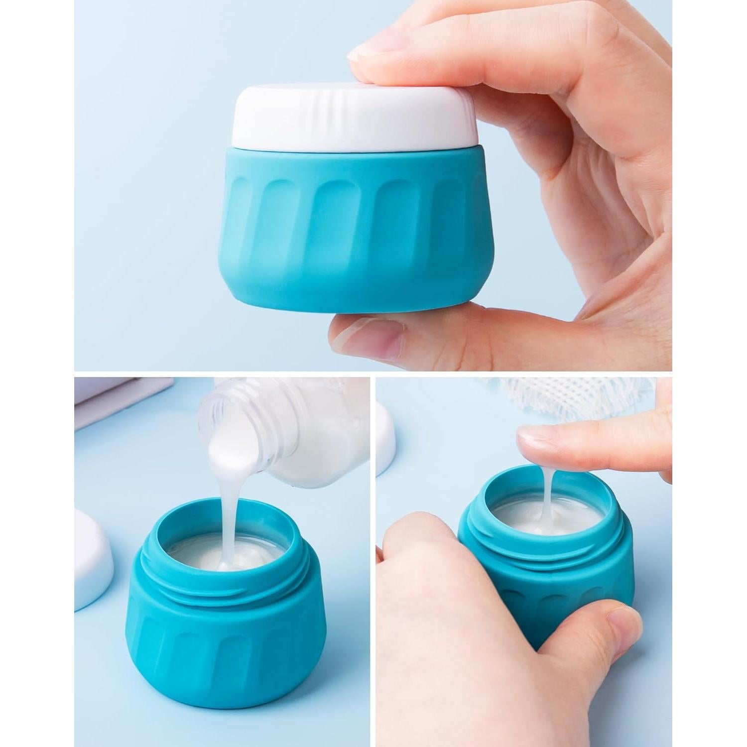 Botellas de Viaje Mrsdry 90ml y Tarros 30ml Aprobadas por TSA