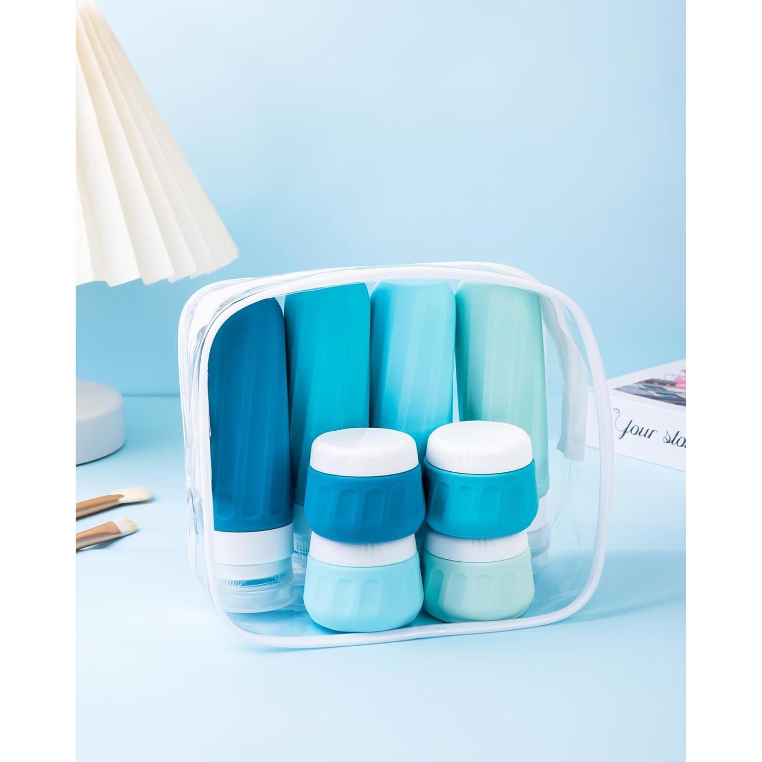 Botellas de Viaje Mrsdry 90ml y Tarros 30ml Aprobadas por TSA