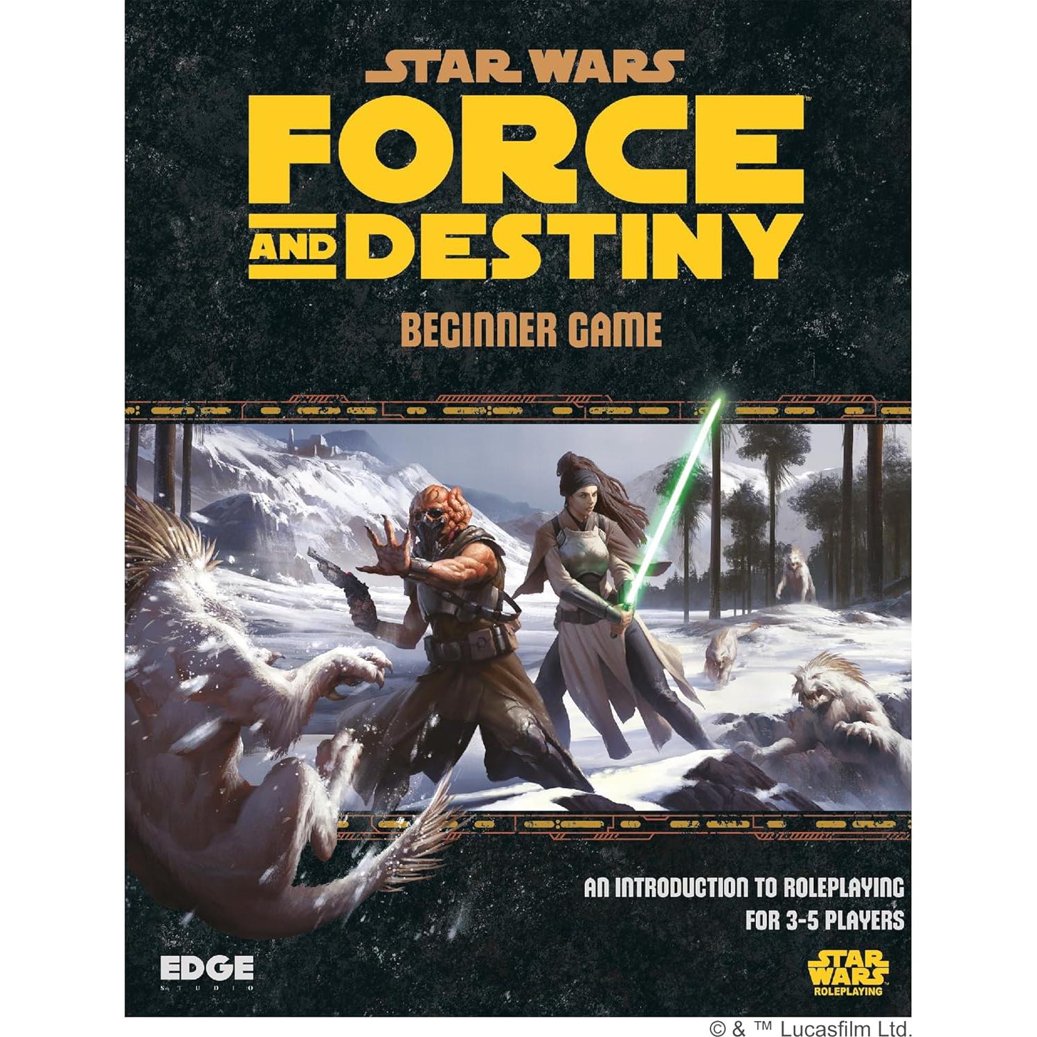 Juego de Rol Star Wars Fuerza y Destino Edge 10+ 3-5 Jugadores