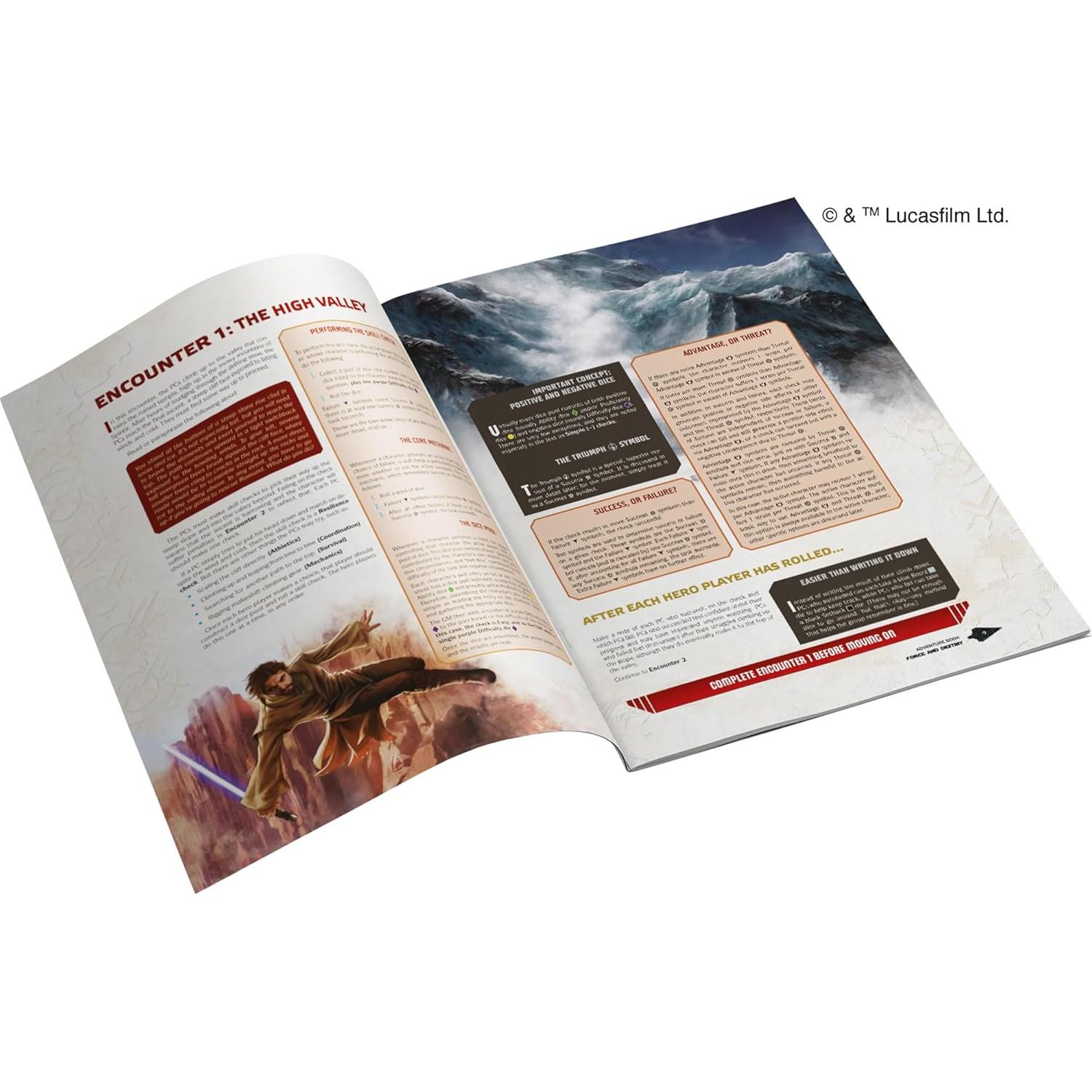 Juego de Rol Star Wars Fuerza y Destino Edge 10+ 3-5 Jugadores