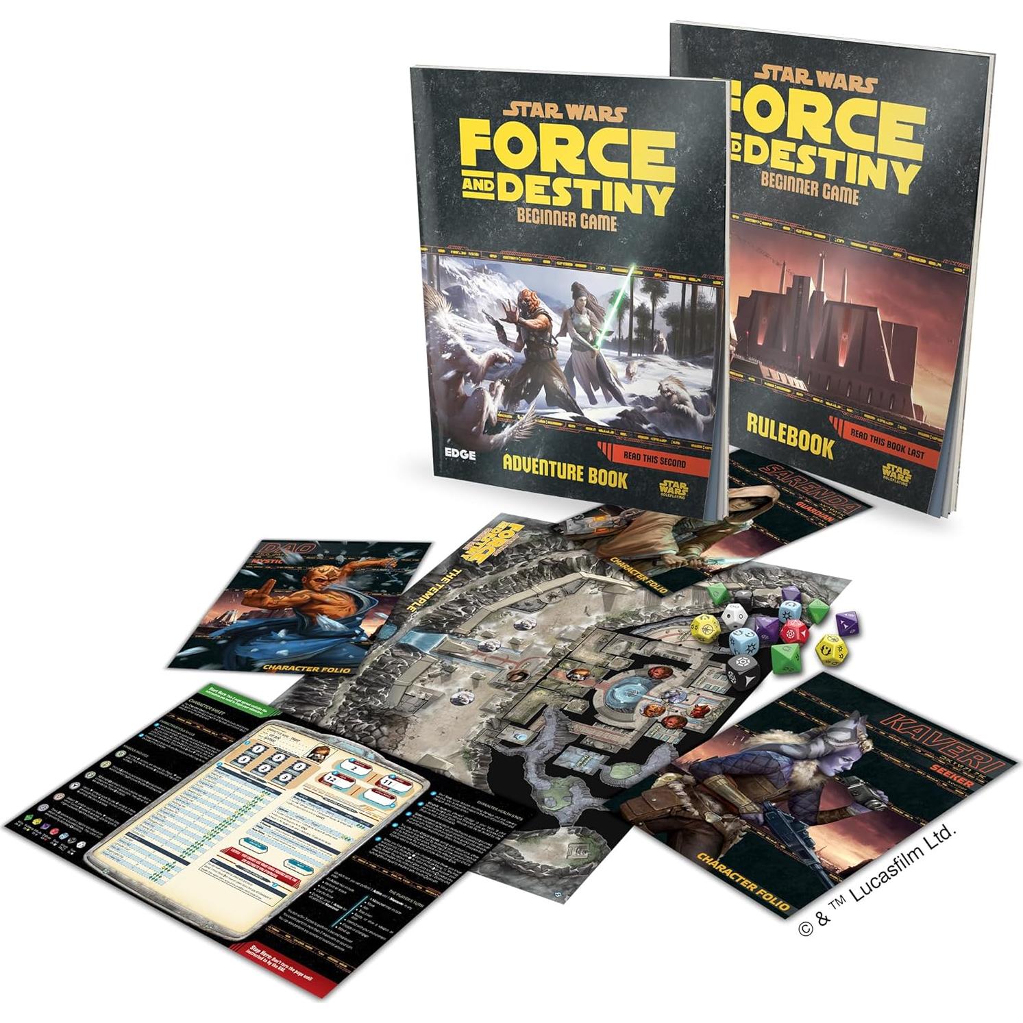 Juego de Rol Star Wars Fuerza y Destino Edge 10+ 3-5 Jugadores