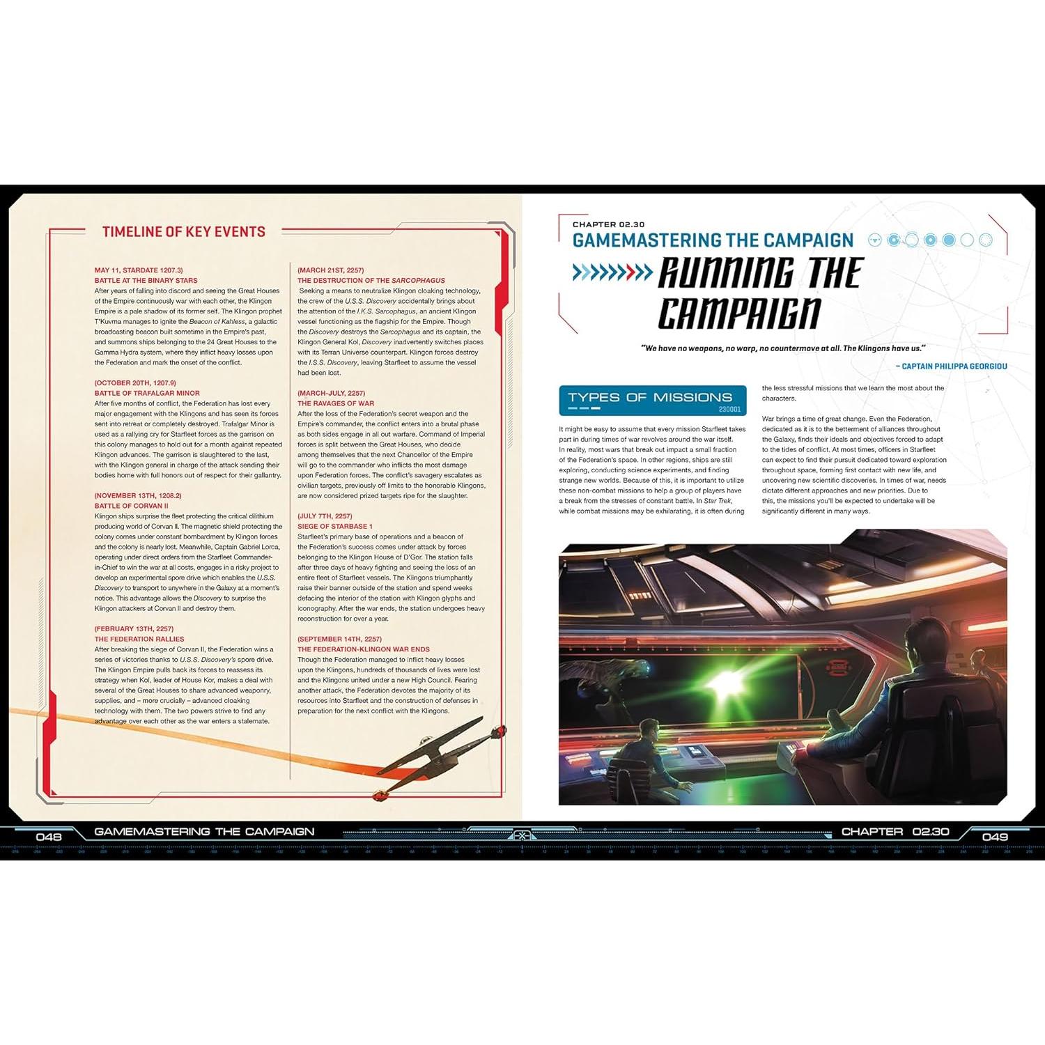 Star Trek Adventures Modiphius Campaña Táctica Guerra Klingon RPG