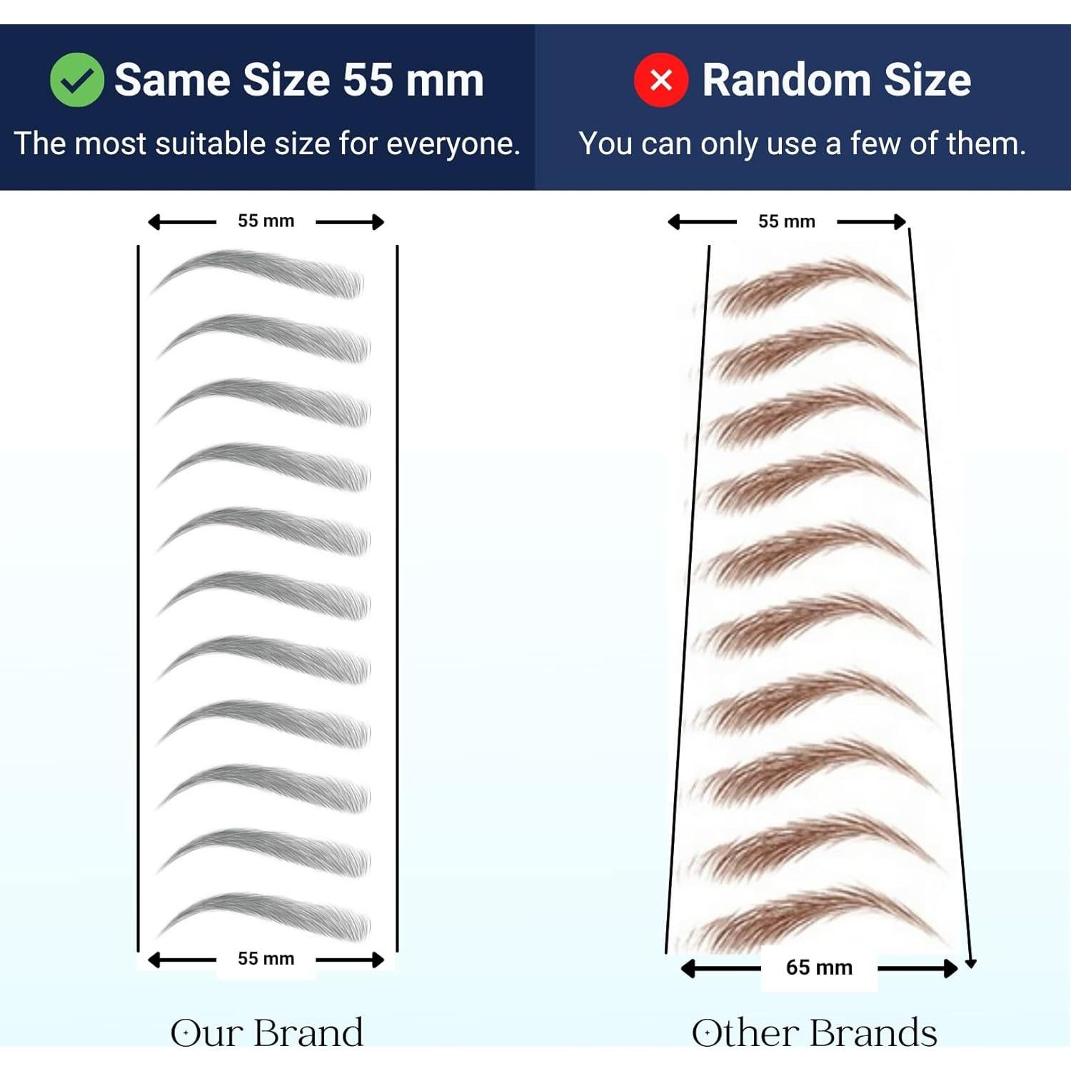 Microblading y Sombreado Tatuaje Bliss and Beyond 11 Pares Negro