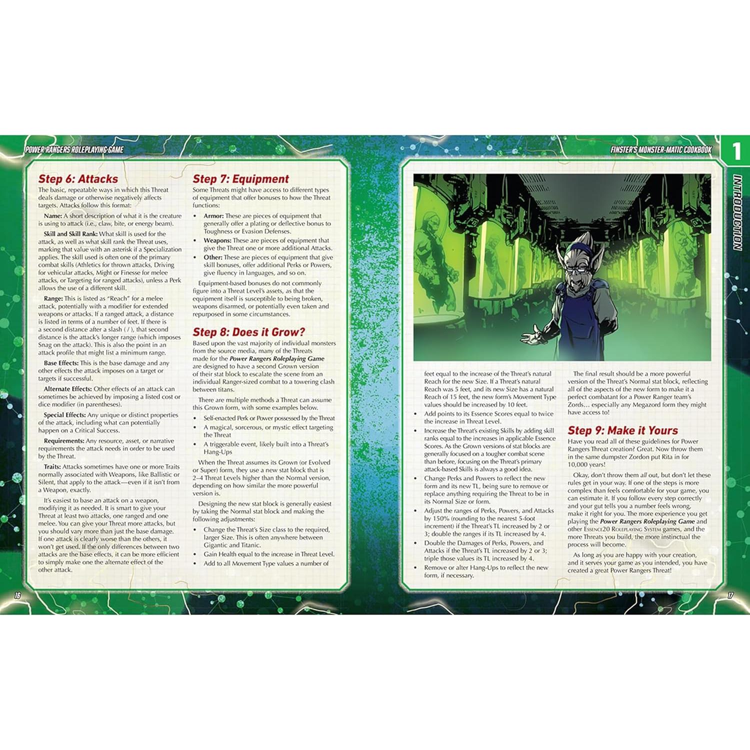 Libro de Cocina Monster-Matic Finster Power Rangers RPG