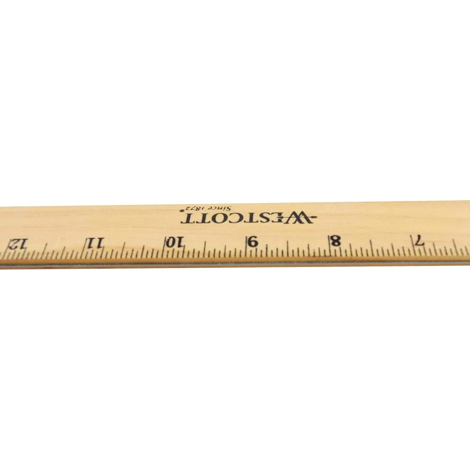 Regla de Madera Biselada Westcott 05018 45.72 cm