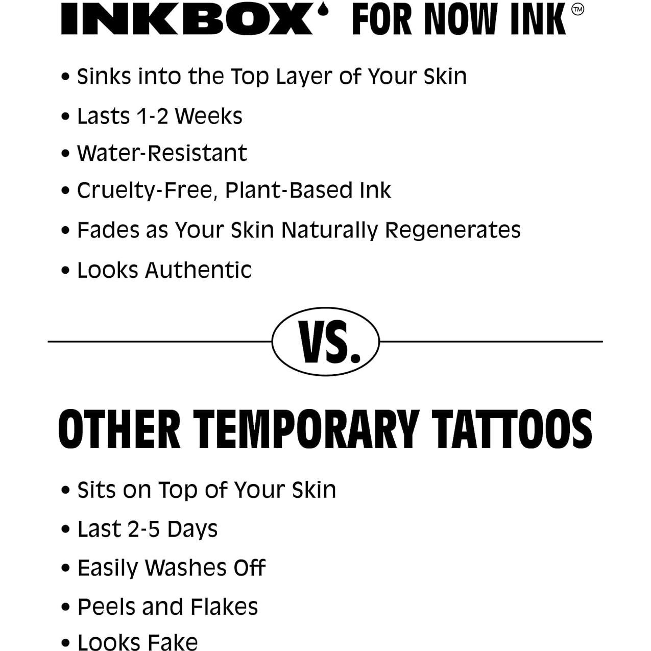 Tatuaje Temporal Inkbox Adria Orca 7.62x7.62cm Resistente