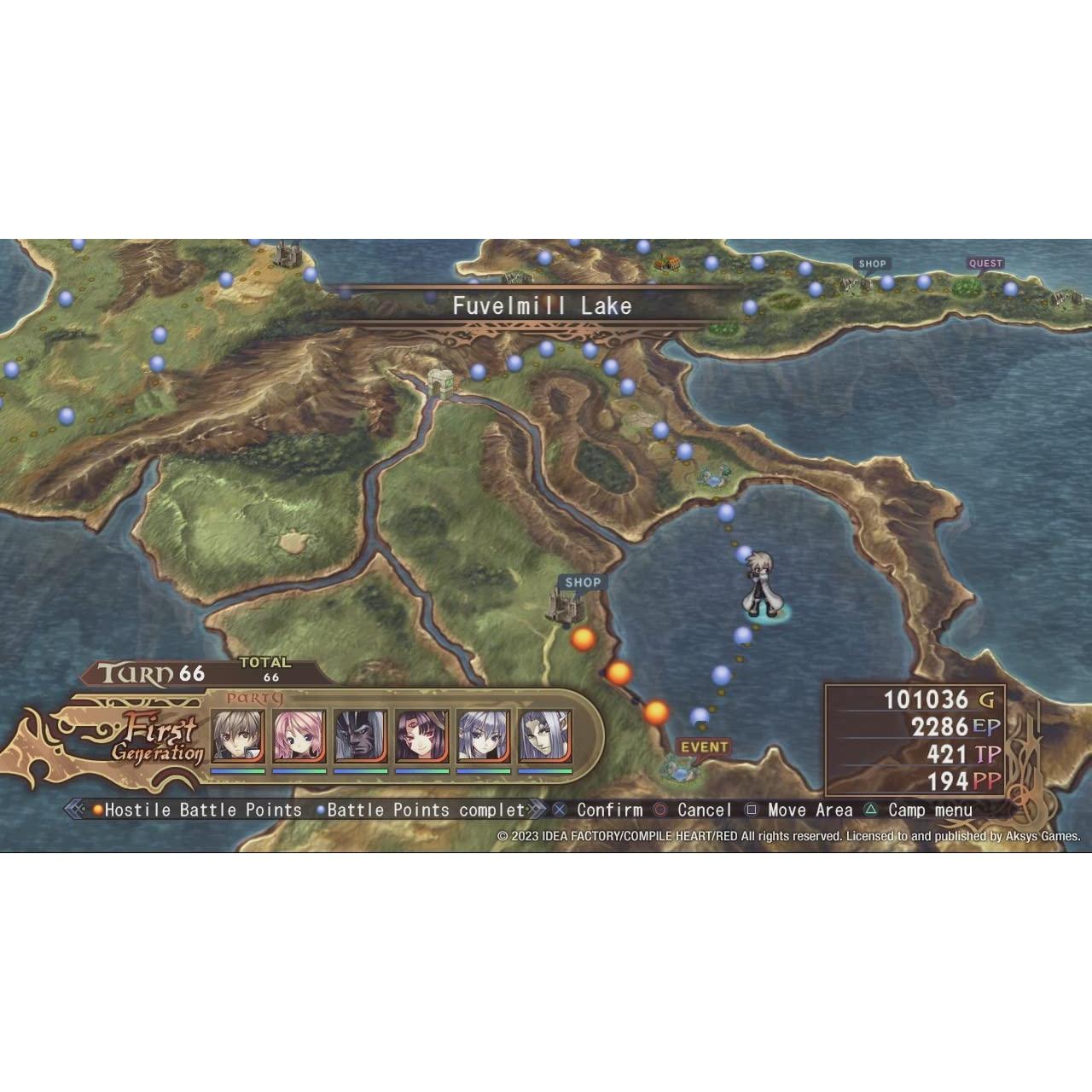 Registro de la Guerra de Agarest - Nintendo Switch - Español