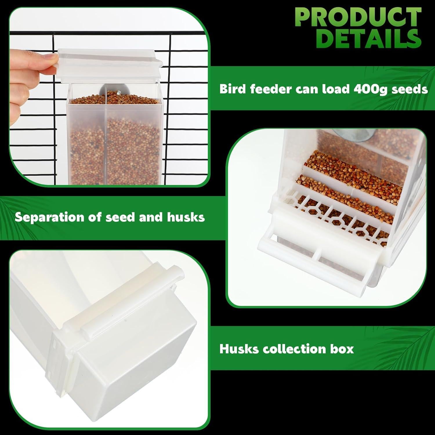 Comederos y Dispensadores de Agua Automáticos Yaomiao para Aves