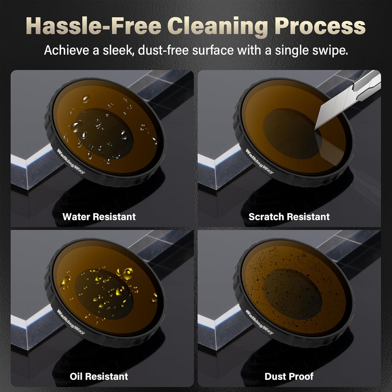 Juego de Filtros ND Walking Way para DJI Osmo Action 5 Pro/4 - 4 Piezas