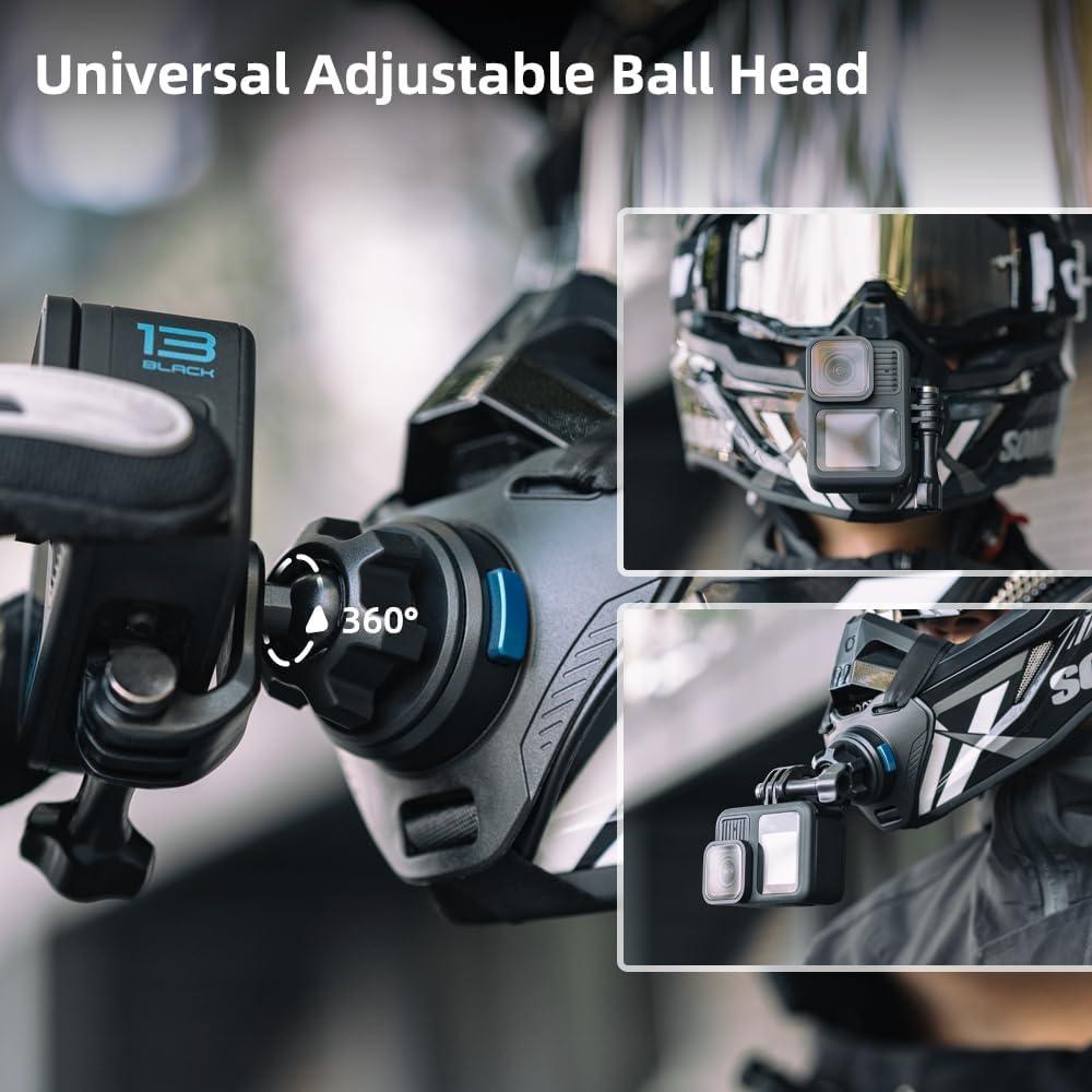 Soporte de Barbilla Magnético SUREWO para Casco de Motocicleta