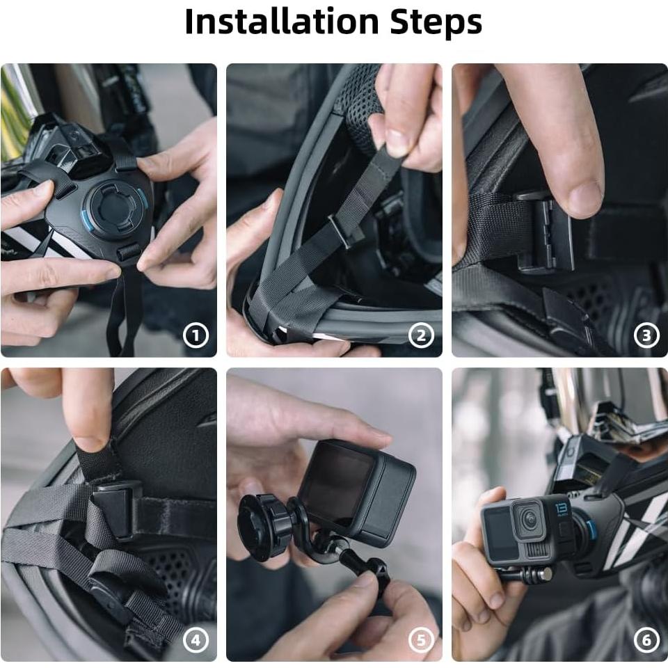 Soporte de Barbilla Magnético SUREWO para Casco de Motocicleta