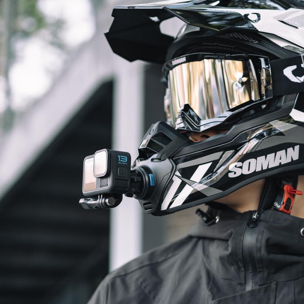 Soporte de Barbilla Magnético SUREWO para Casco de Motocicleta