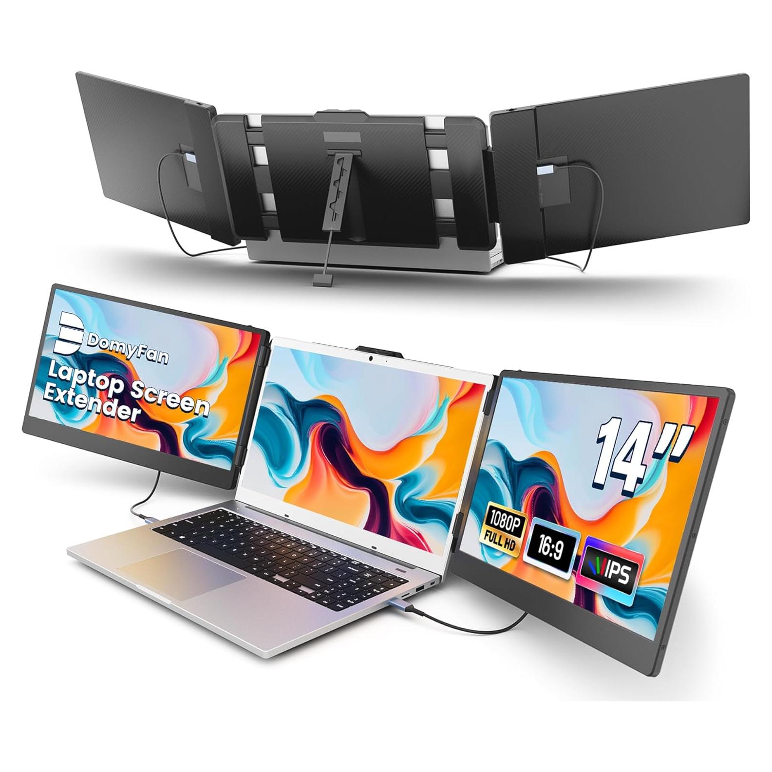 Extensor de Pantalla 14" FHD 1080P - Domyfan S2 para Laptop