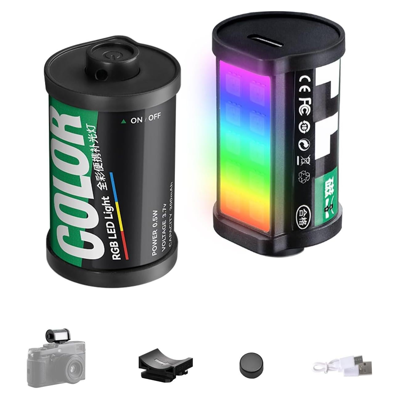 Mini Luz LED RGB TTArtisan 400-750nm Recargable 59g