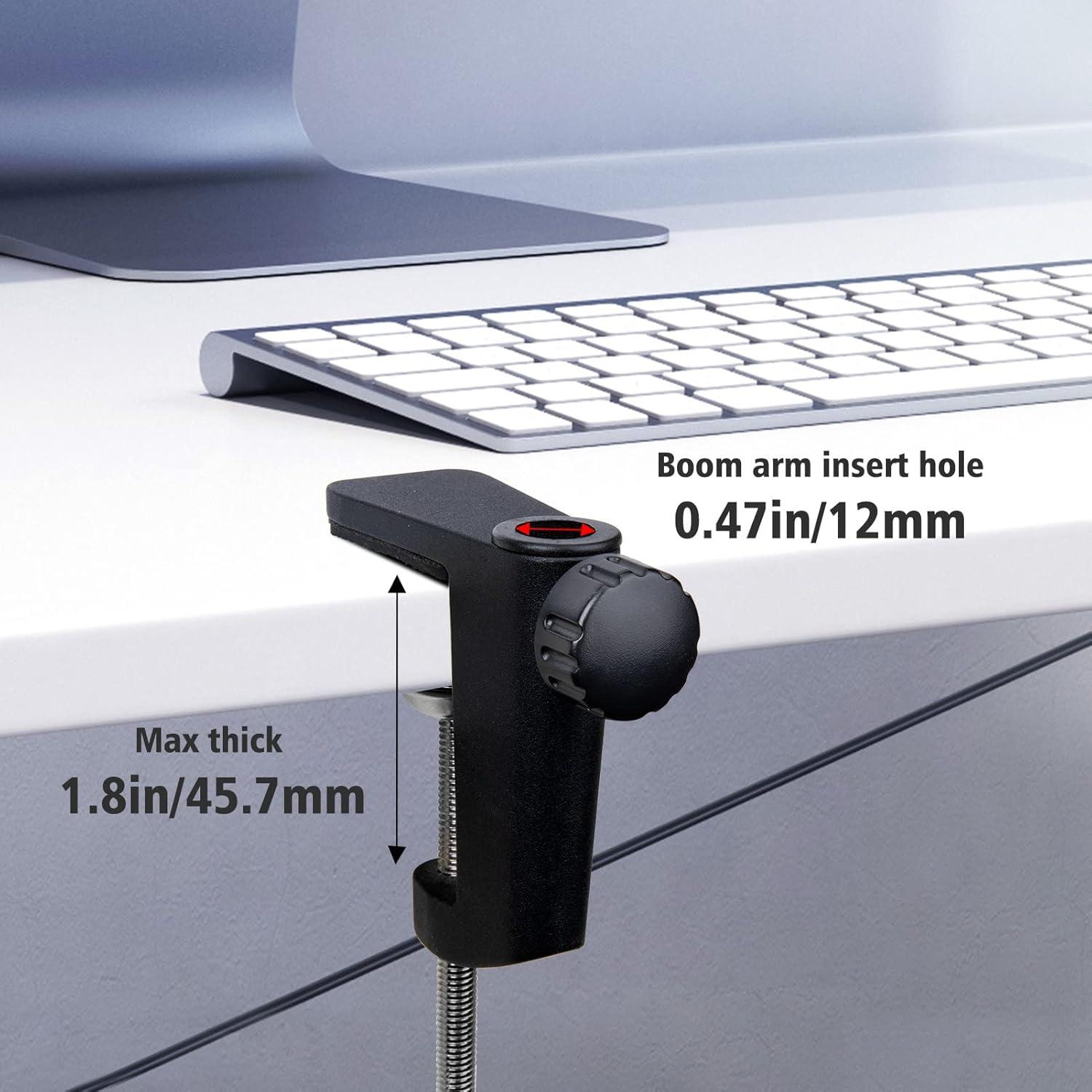 Abrazadera de escritorio SUNMON para soporte de micrófono ajustable