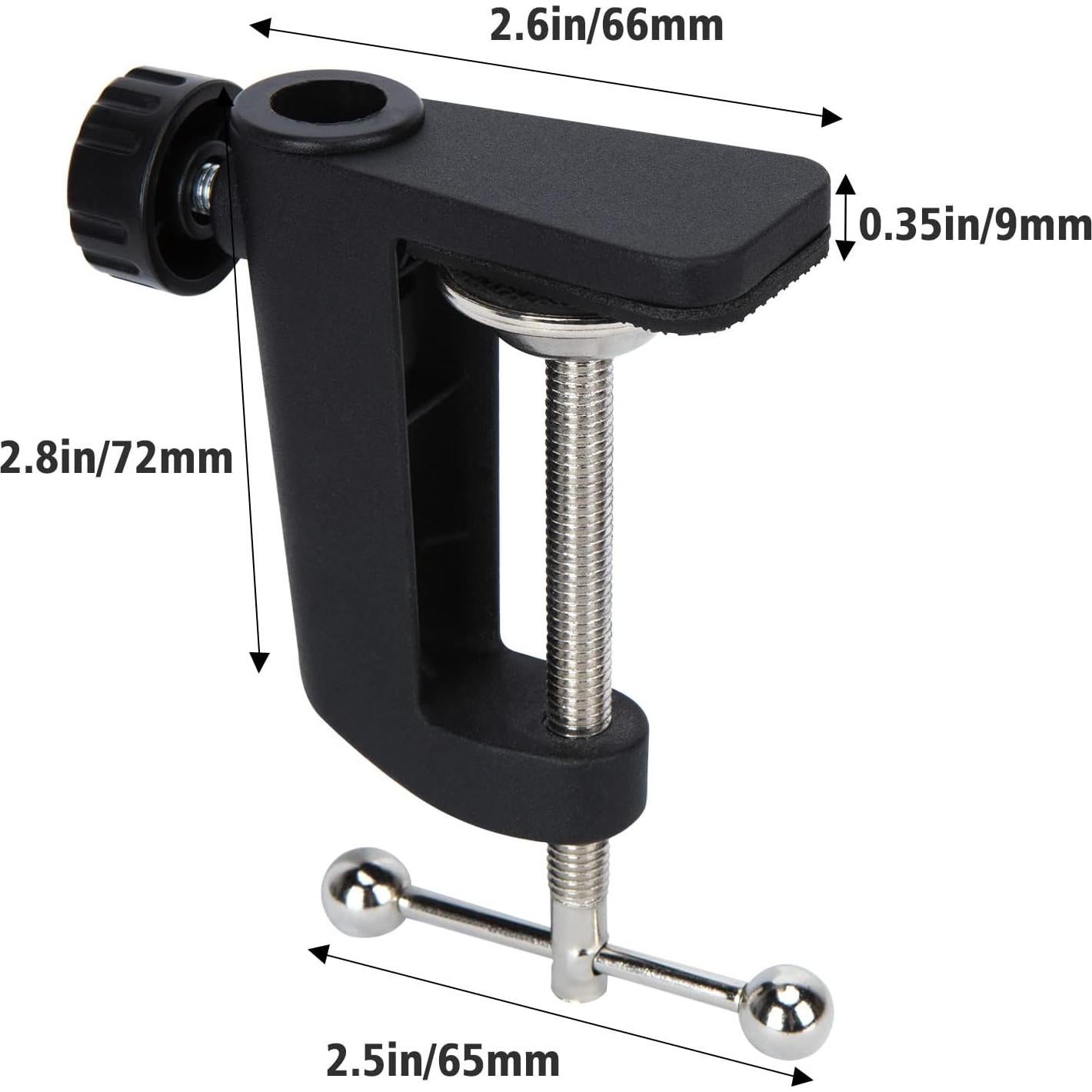 Abrazadera de escritorio SUNMON para soporte de micrófono ajustable