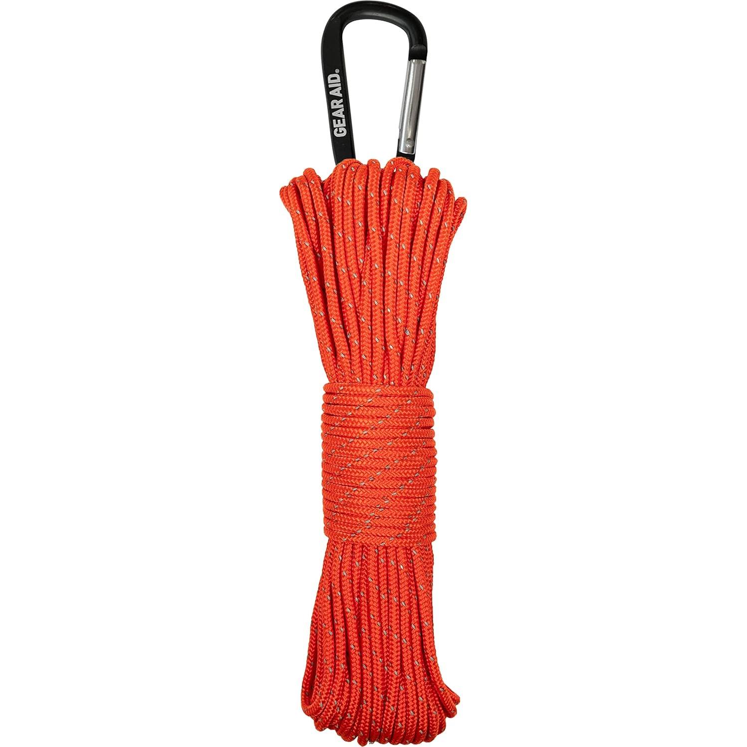 Paracord GEAR AID 175 Naranja Reflectante 30.48 m Nylon