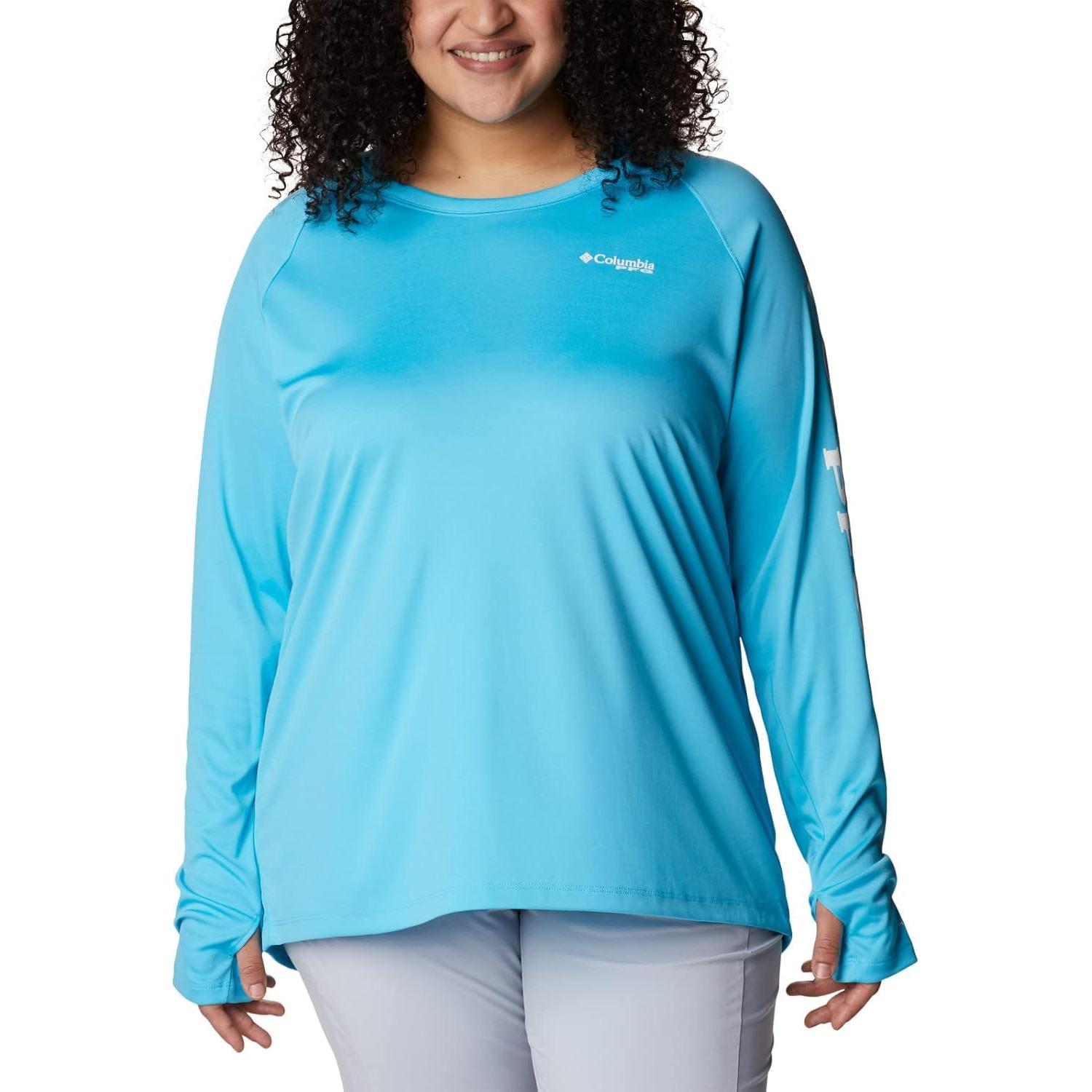 Sudadera con Capucha Columbia Tidal Tee PFG Mujer UPF 50