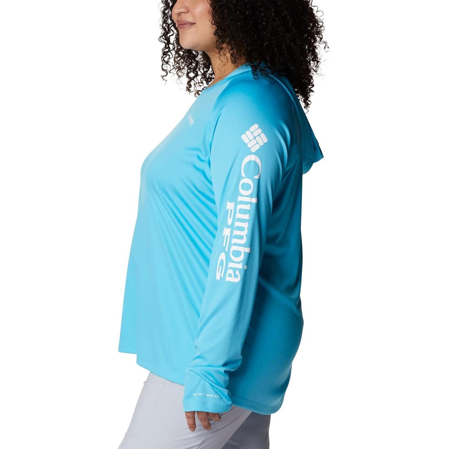 Sudadera con Capucha Columbia Tidal Tee PFG Mujer UPF 50