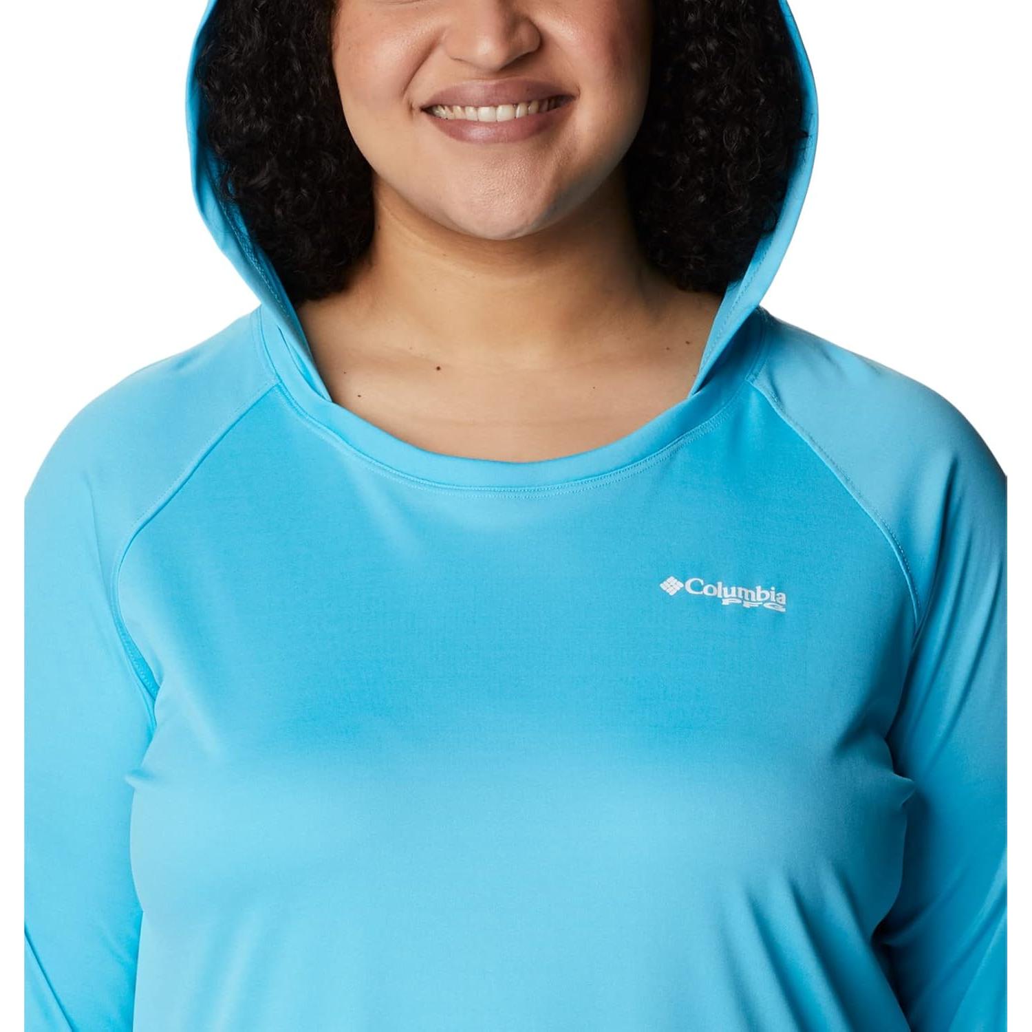 Sudadera con Capucha Columbia Tidal Tee PFG Mujer UPF 50