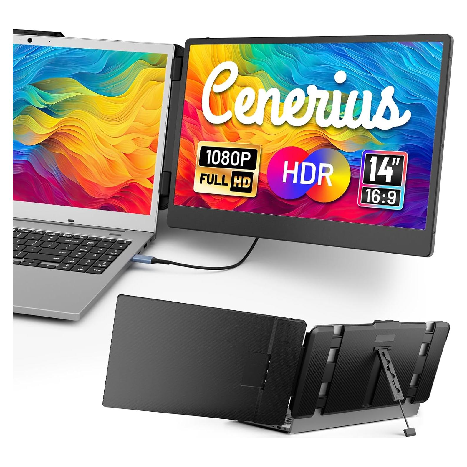 Extensor de Pantalla Cenerius 14" Full HD 1080P