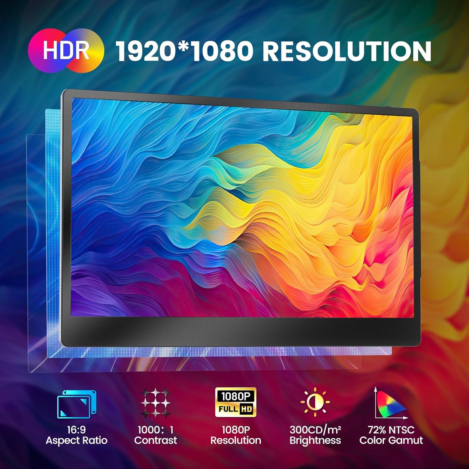 Extensor de Pantalla Cenerius 14" Full HD 1080P