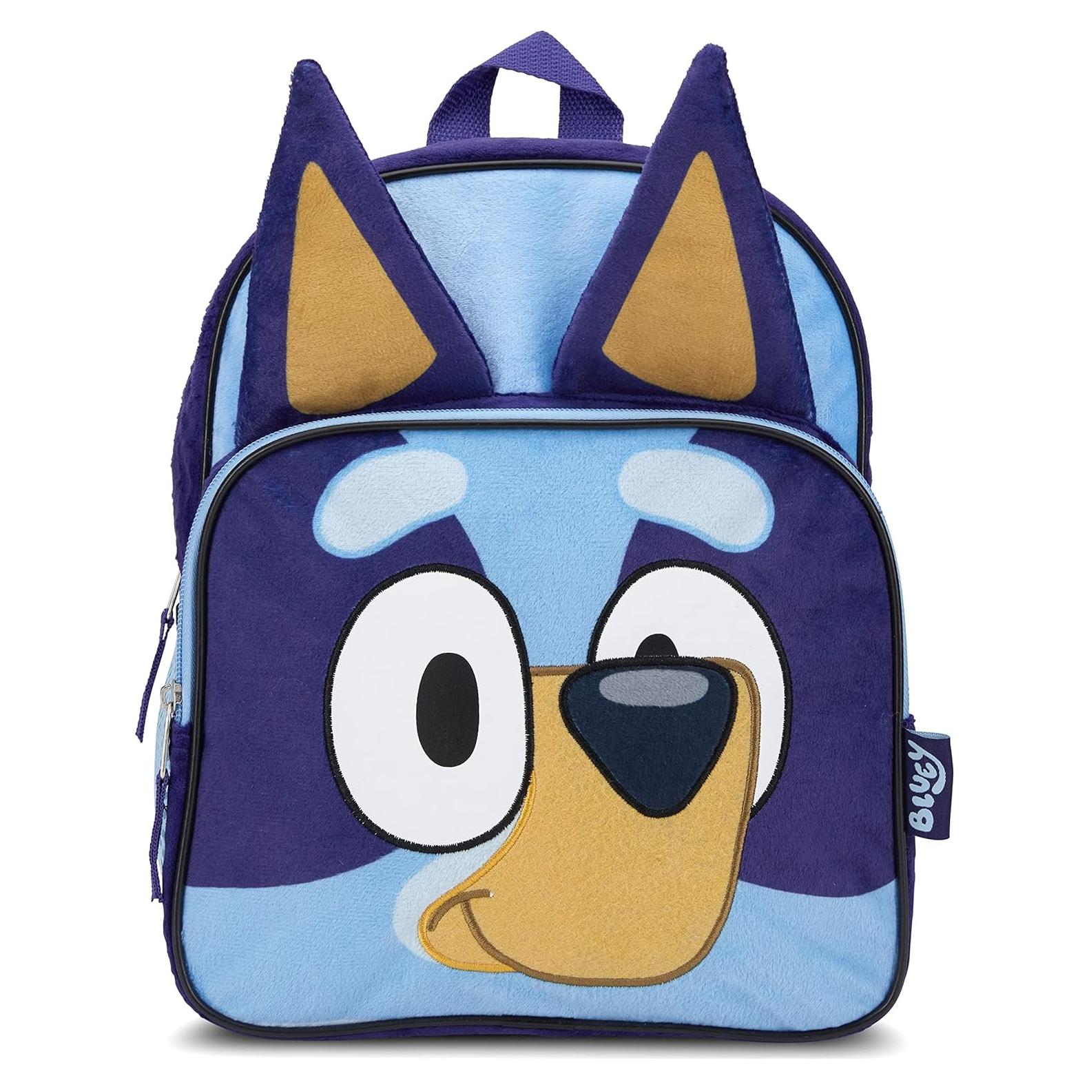 Mochila Infantil Bluey 30.48 cm con Orejas 3D y Acolchado