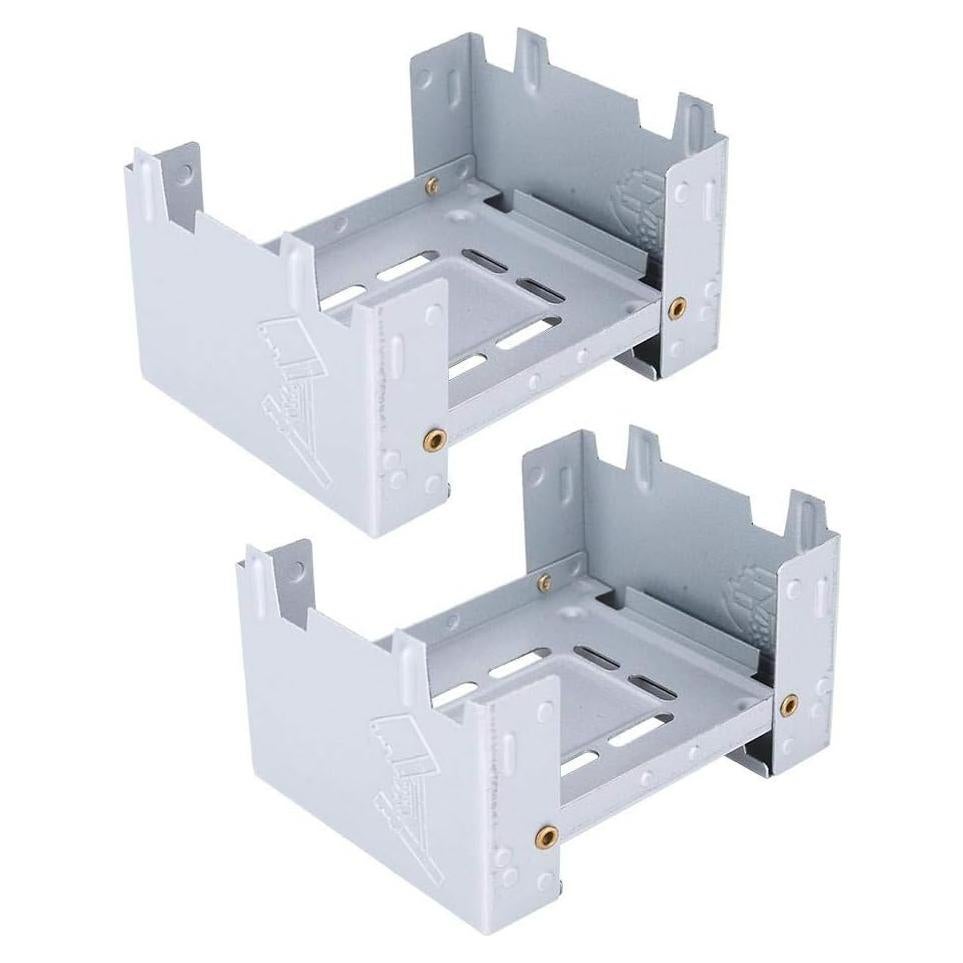 Estufa Portátil Plegable STUBDL para Combustible Sólido 2 Pcs