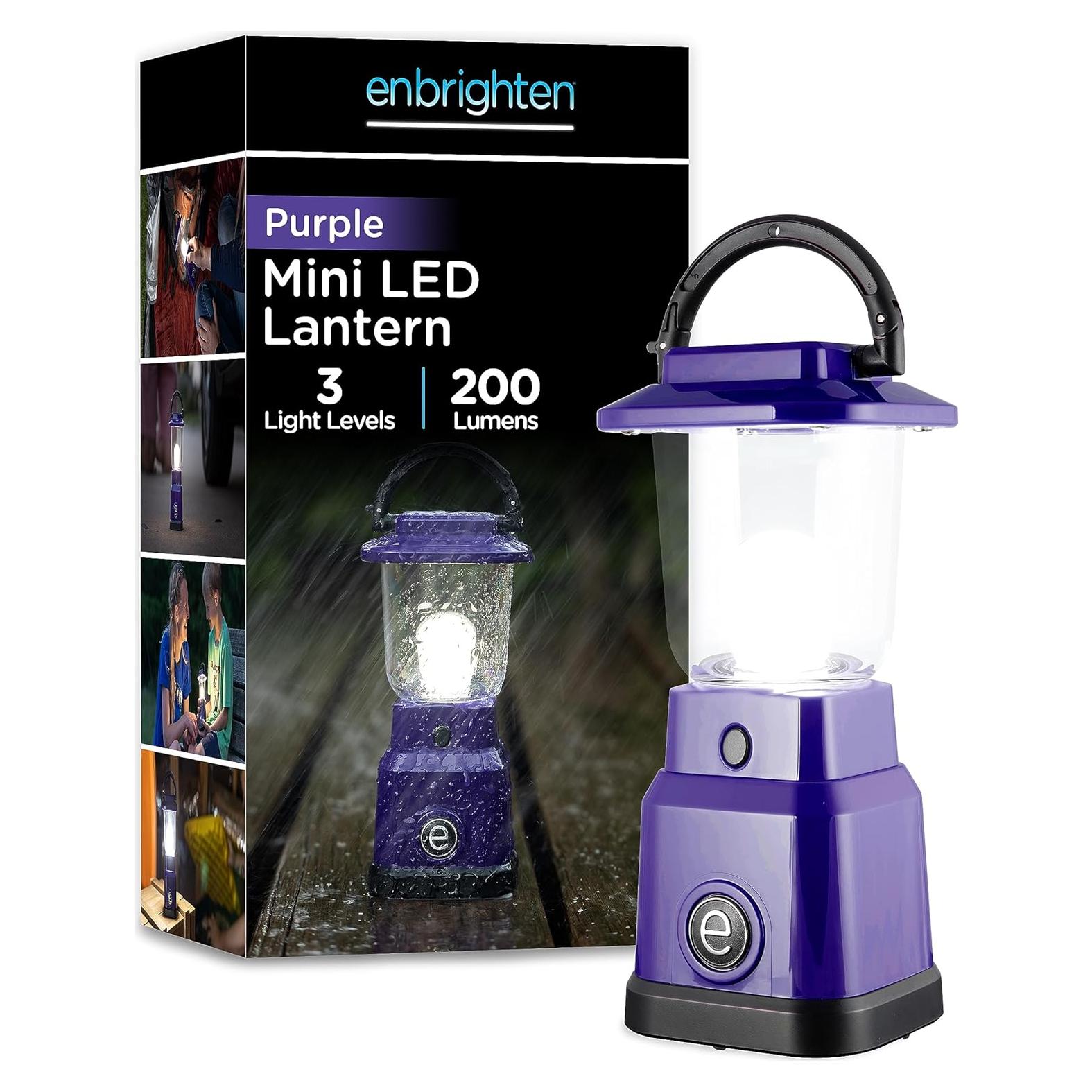 Linterna de Camping Mini LED Enbrighten 200 Lúmenes 40 Horas