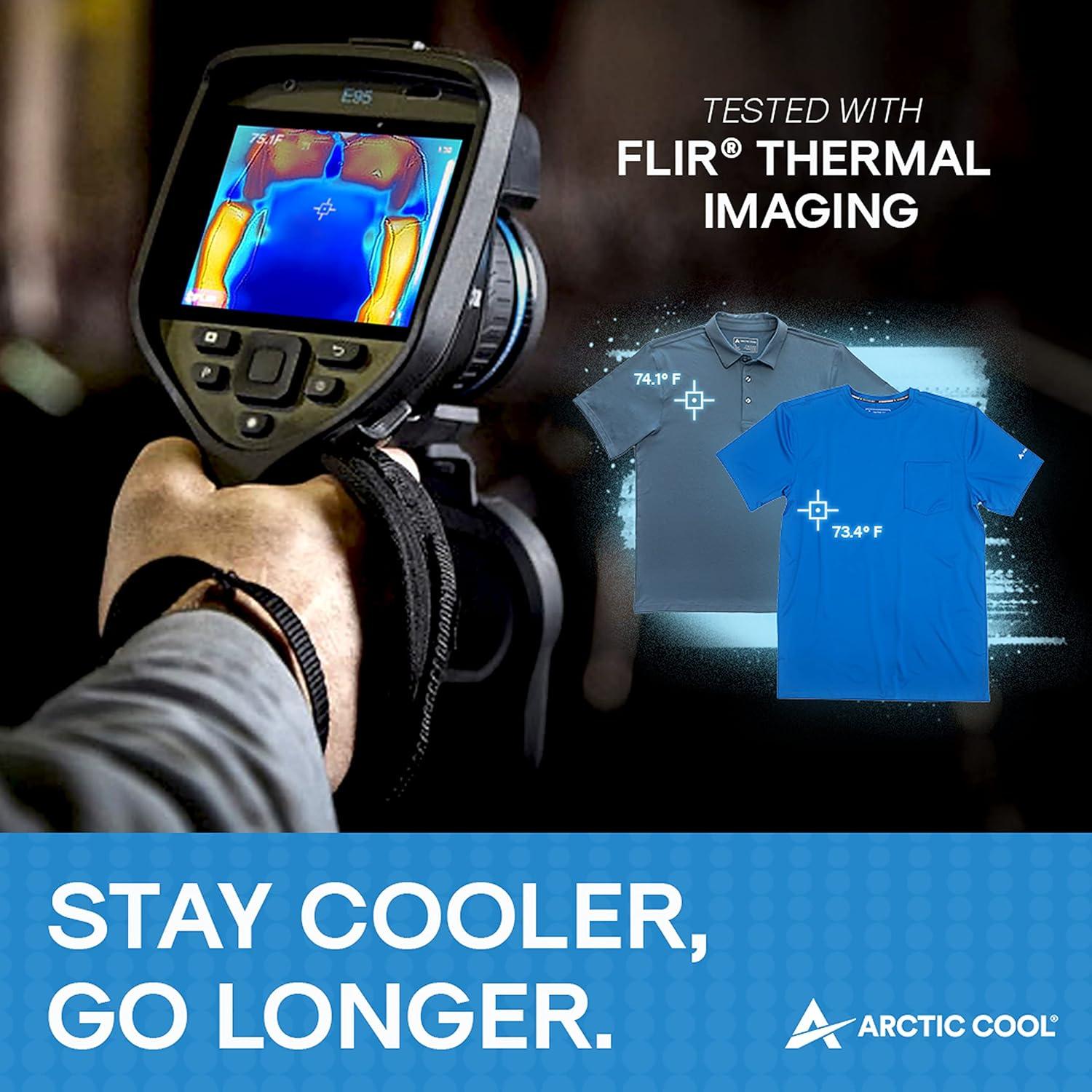 Camisa de Entrenamiento Hombre Arctic Cool Secado Rápido UPF 50+