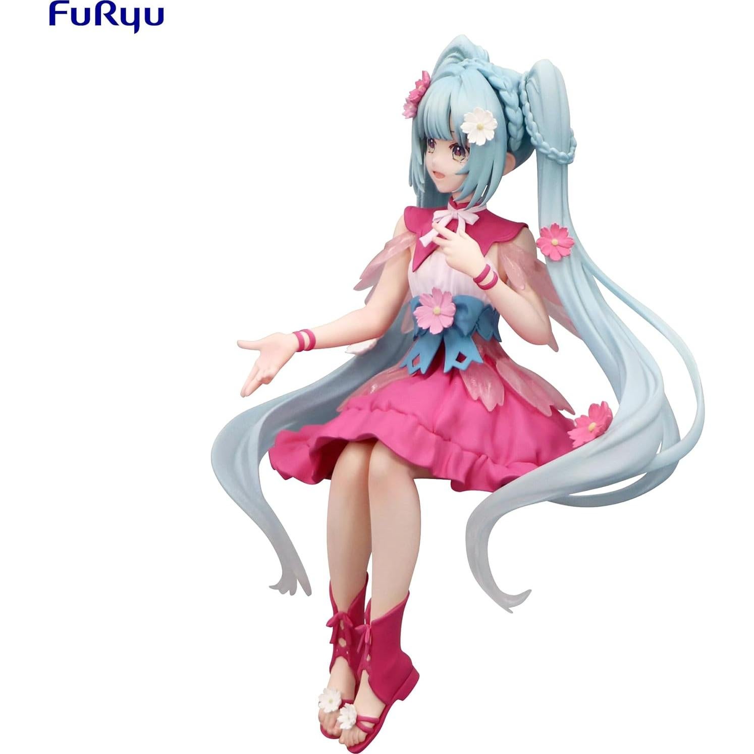Figura de Soporte de Fideos Hatsune Miku FURYU 20x12.7 cm