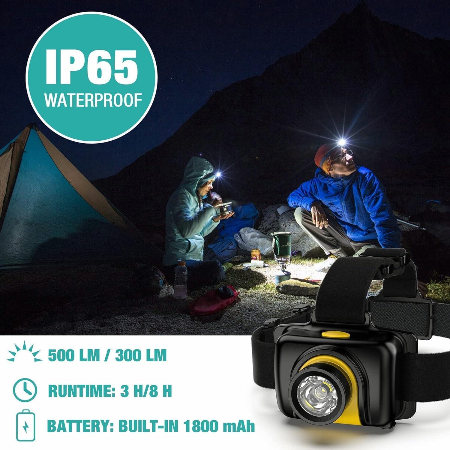 Linterna Frontal Recargable Skywoods L5210C 300/500 Lúmenes