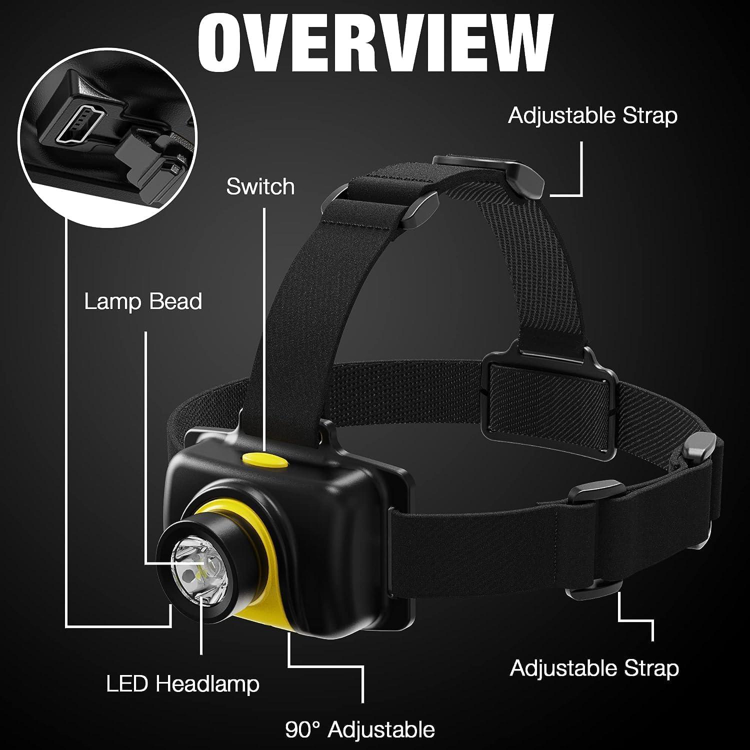 Linterna Frontal Recargable Skywoods L5210C 300/500 Lúmenes