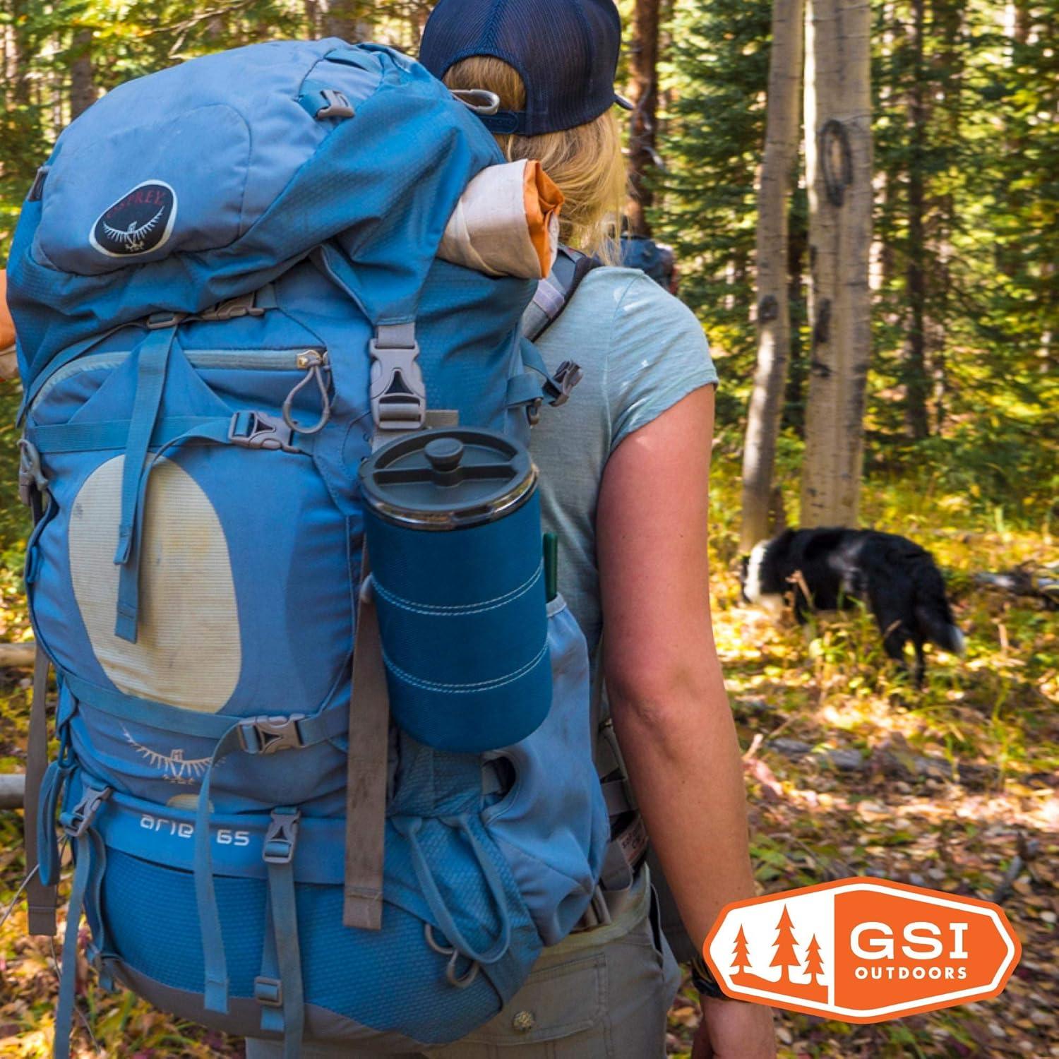 Cafetera Prensa Francesa GSI Outdoors 887 ml Azul