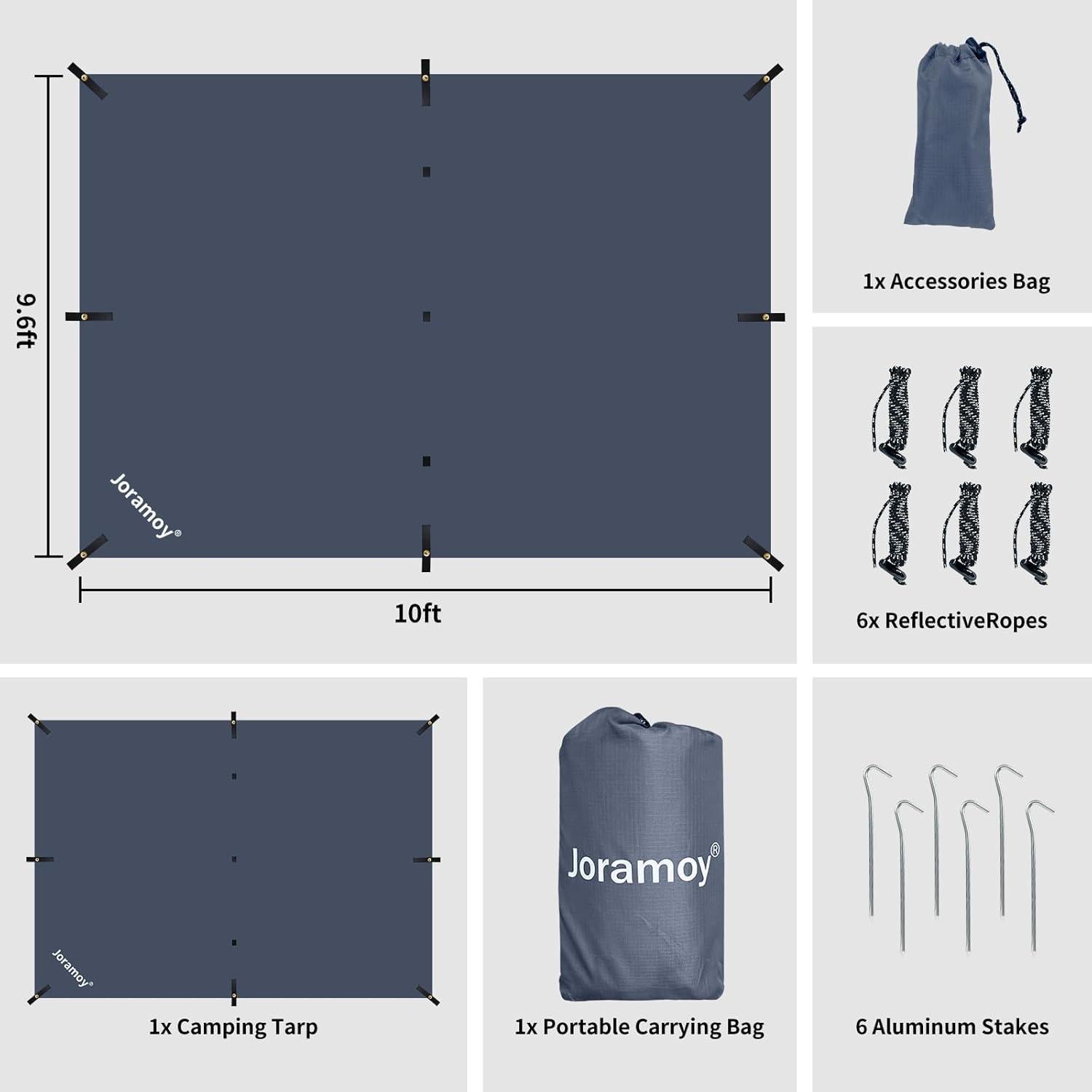 Lona Impermeable Joramoy 3x3m para Hamaca con Protección UV